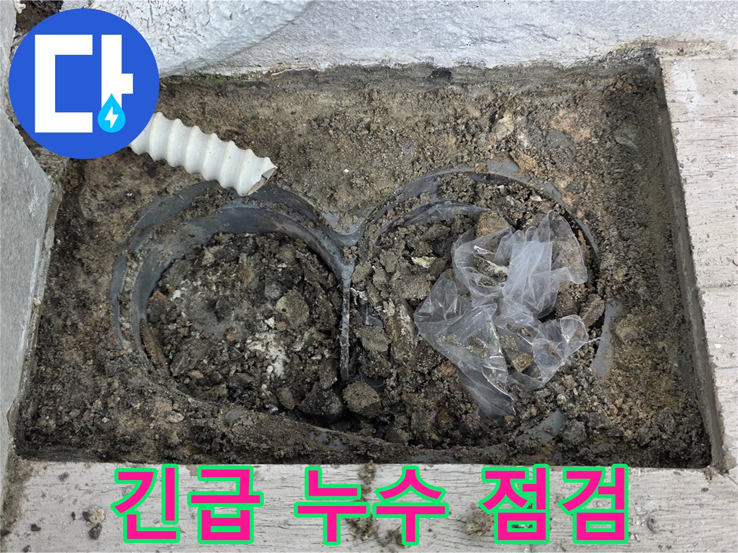 노원구 중계동 청구3차 아파트에서 외부 누수 긴급 점검을 진행하고 있습니다 - 신속한 점검으로 피해 최소화!