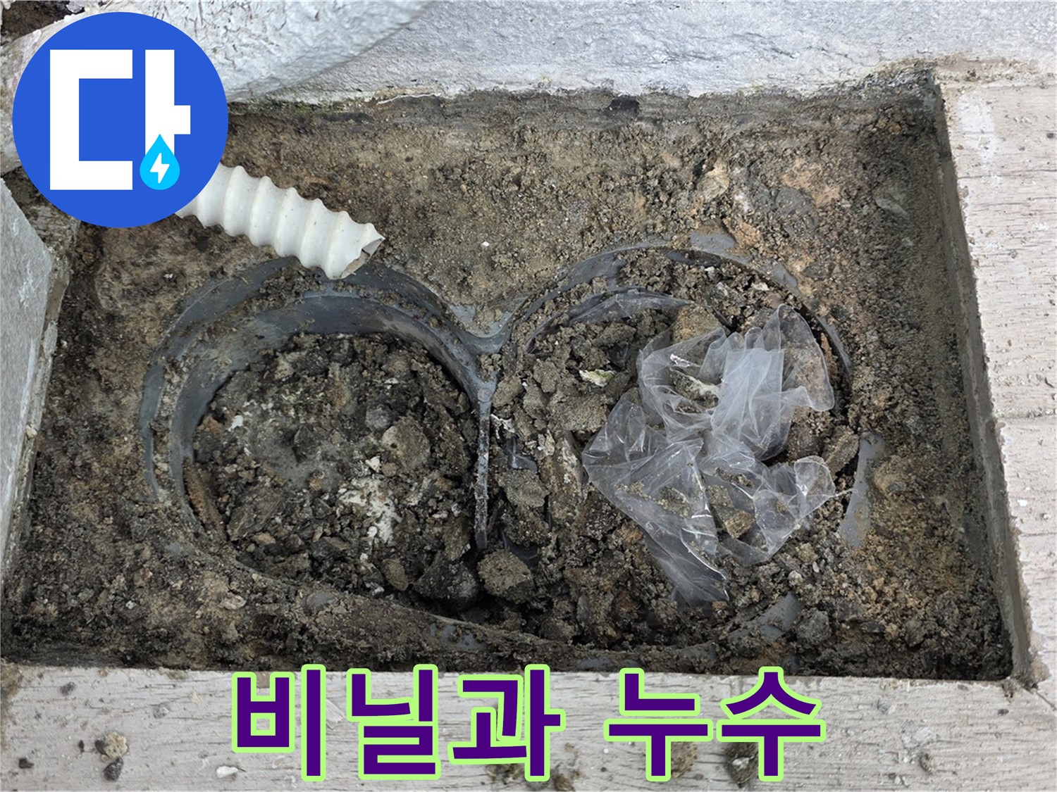 중계동 청구3차 아파트 누수 - 배수구 속 비닐, 누수의 주범일까?
