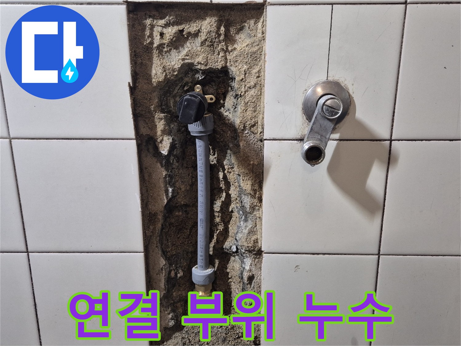 합정동 현대빌라 샤워기 연결 부위 누수 - 간단한 부품 교체로 완벽 해결
