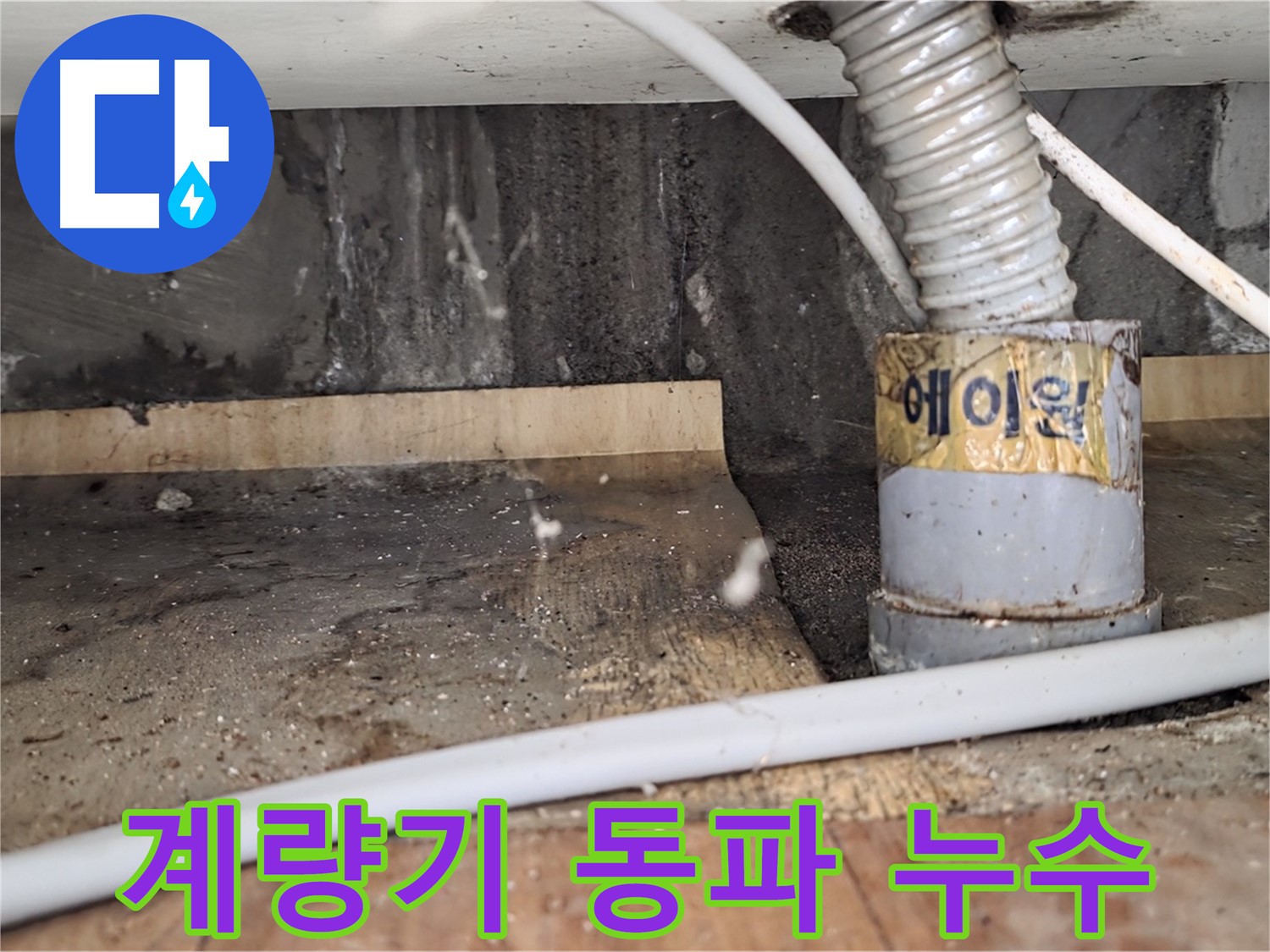 남양주 진건읍 사릉리 수도 계량기 동파 누수 흔적 발견 - 누수탐지 전문 업체에서 확실한 원인 진단과 해결을 약속드립니다.