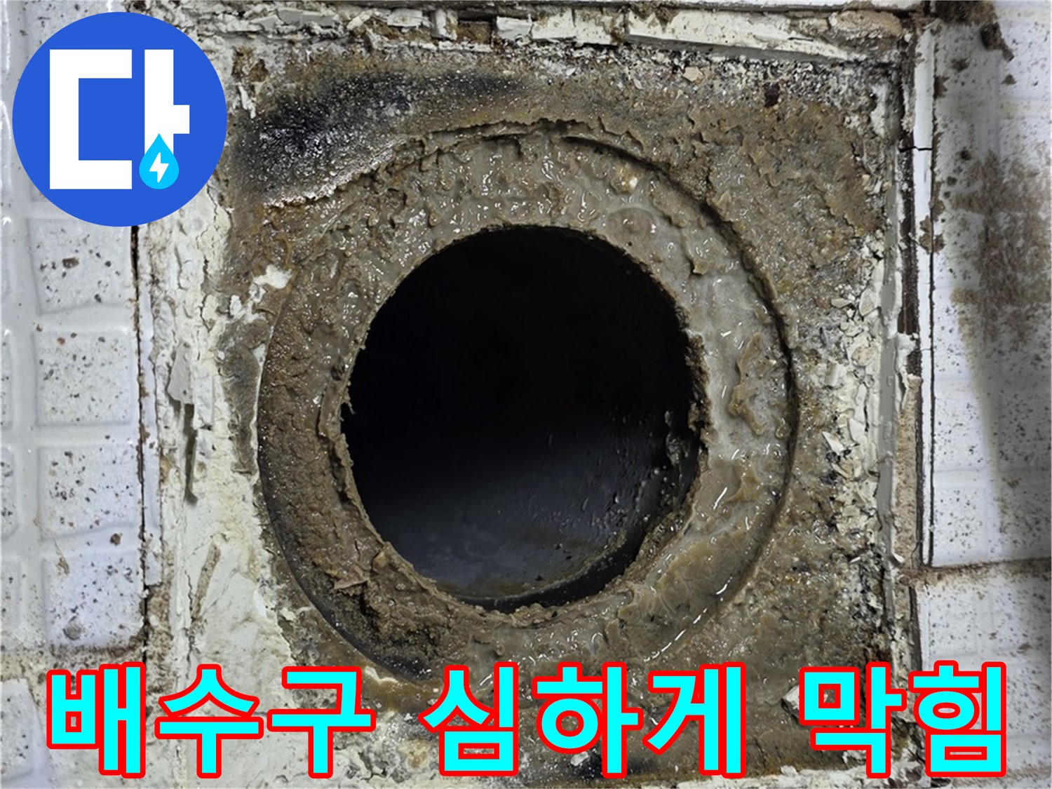세인트빌 욕실 유가 배수구 심하게 막힘 - 역류로 인한 누수 긴급 점검