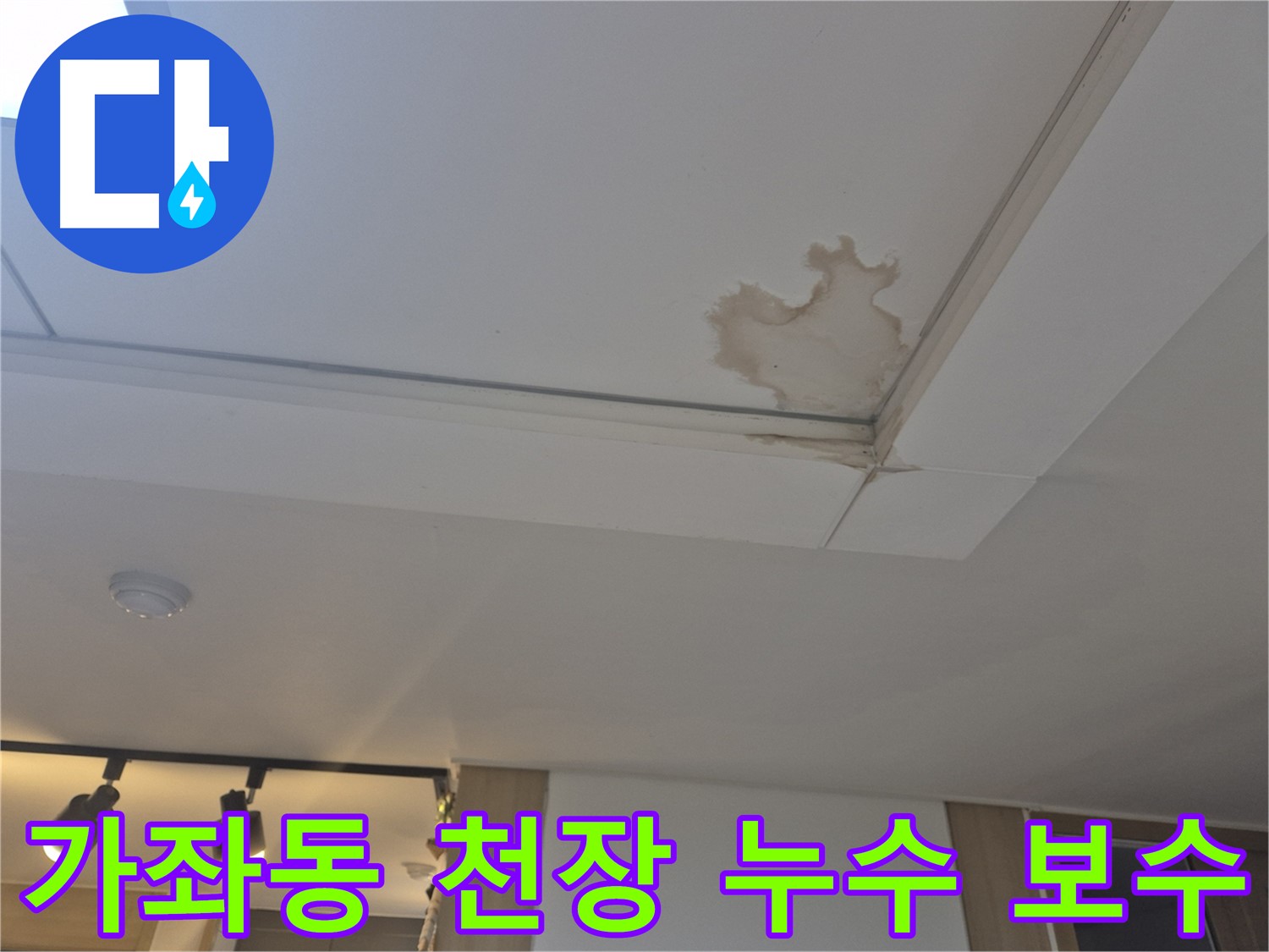 일산서구 가좌동 천장 누수 - 긴급 보수가 필요한 상황 - 건물 안전 위협