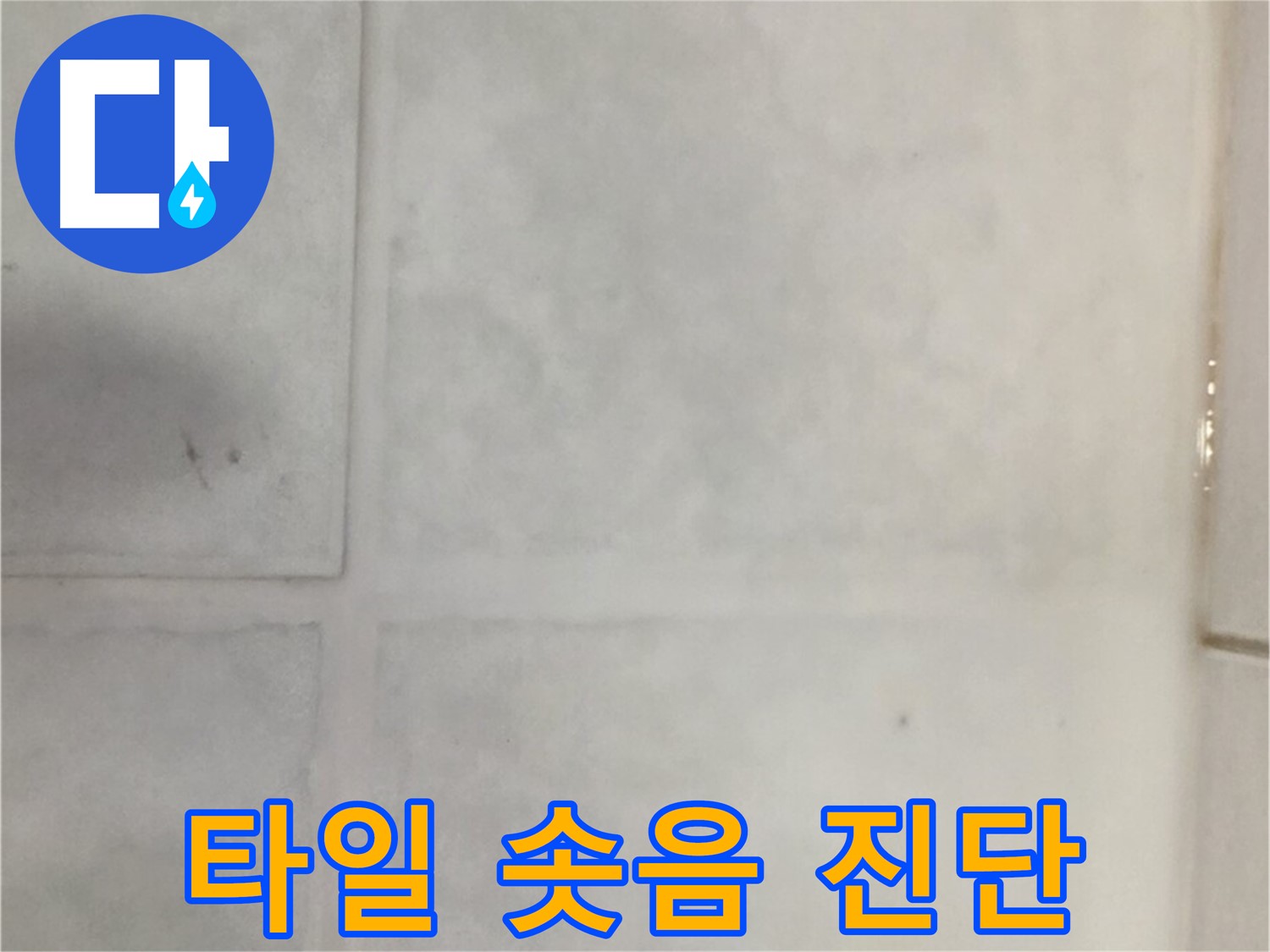 과천시 문원동 누수 - 타일 솟음 현상, 정밀 진단 및 재시공