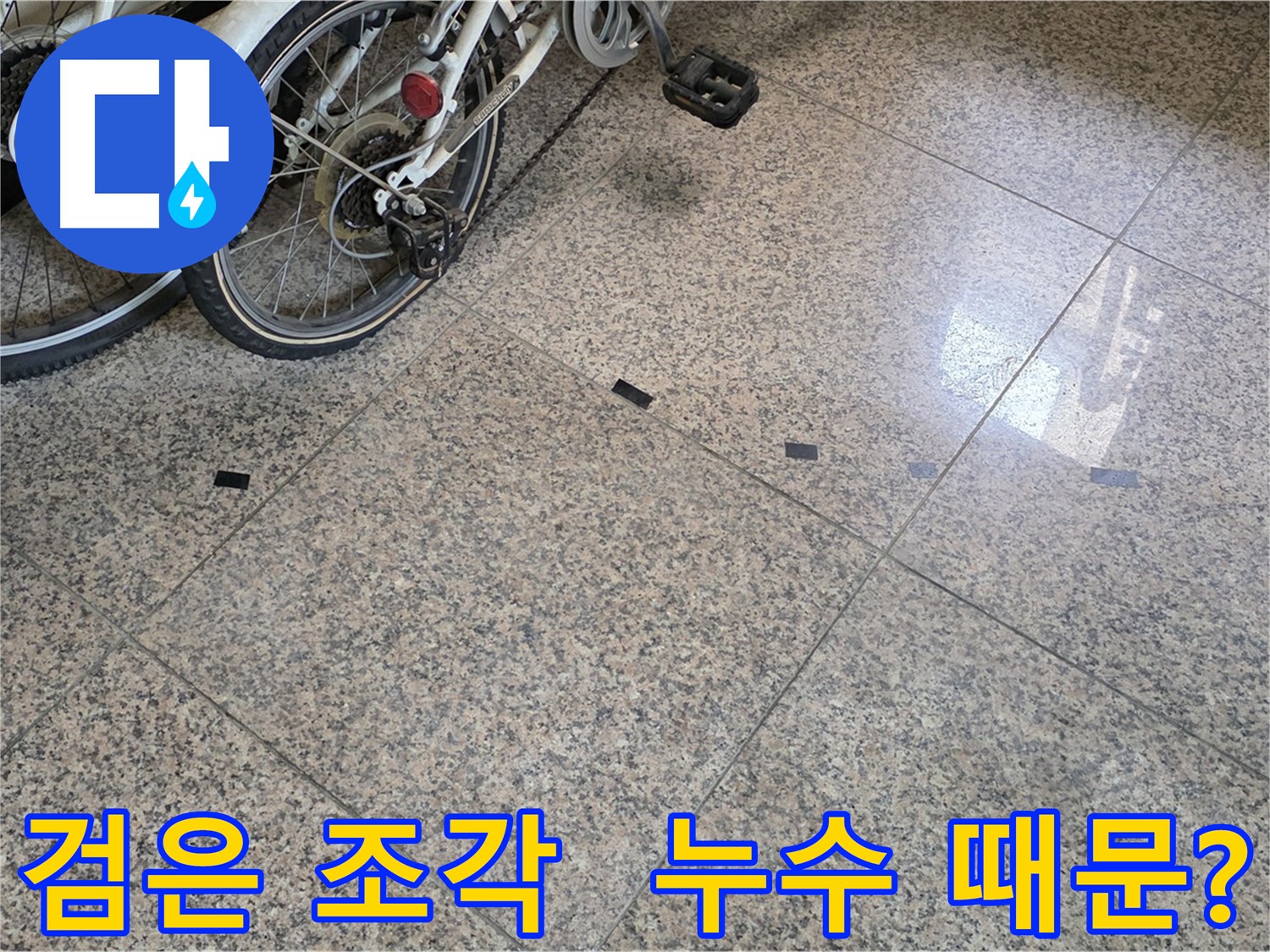 고양시 덕양구 누수 - 타일 틈새 검은 조각, 누수 가능성 점검