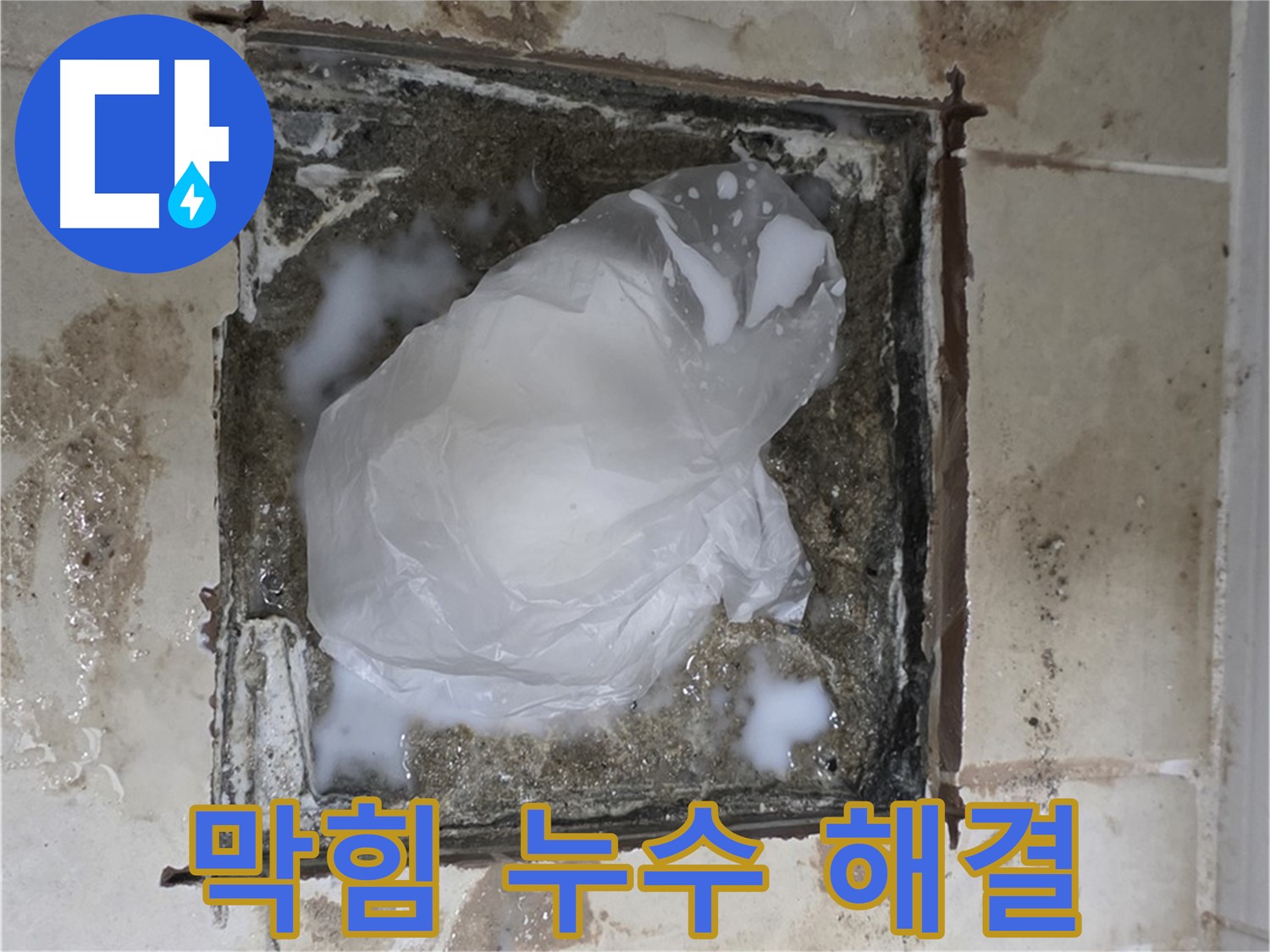 동산동 욕실 누수 - 배수구 막힘과 누수 동시 해결