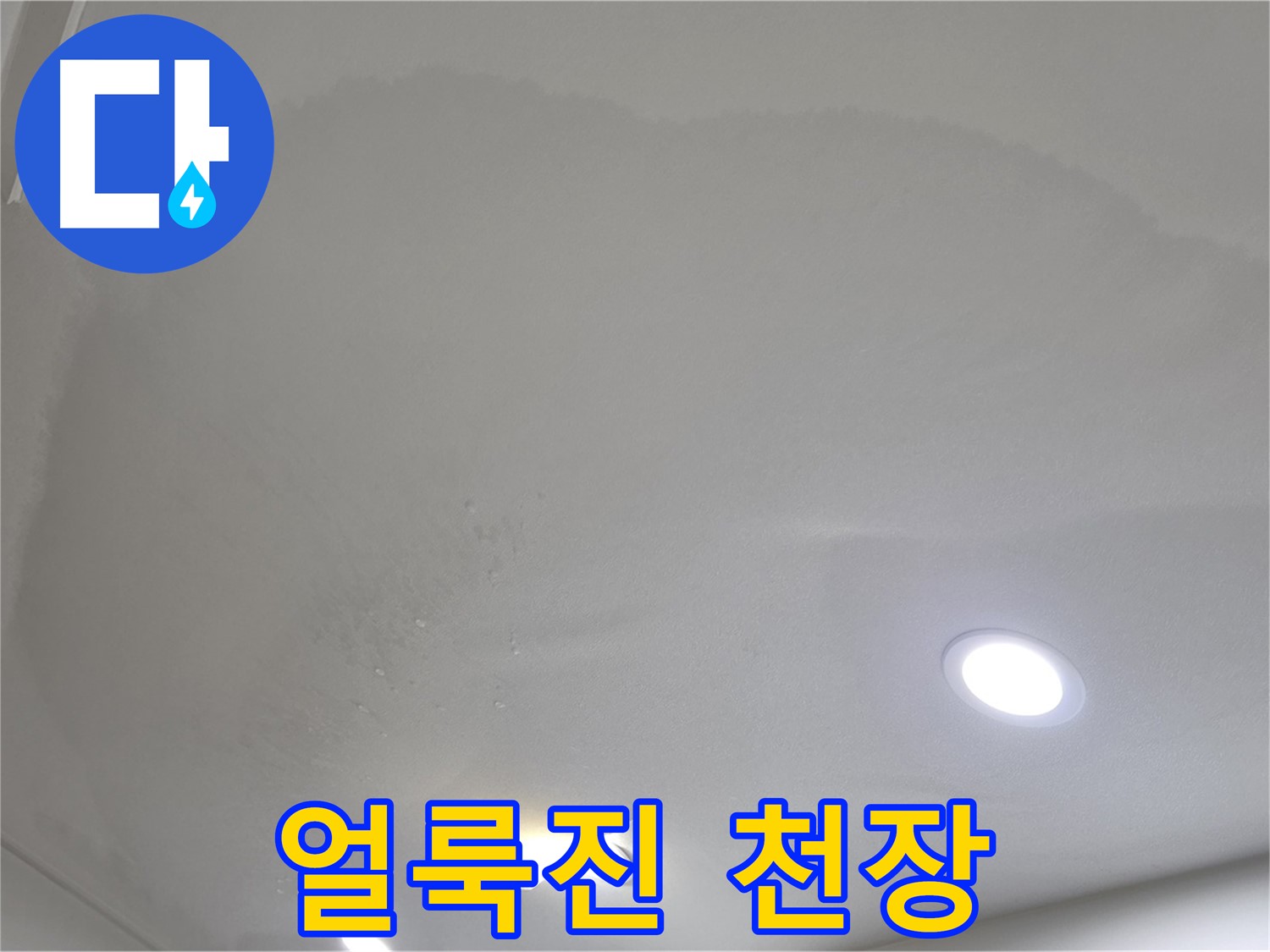 양주 삼숭동 자이 107동 - 젖은 얼룩 천장 - 흉한 누수