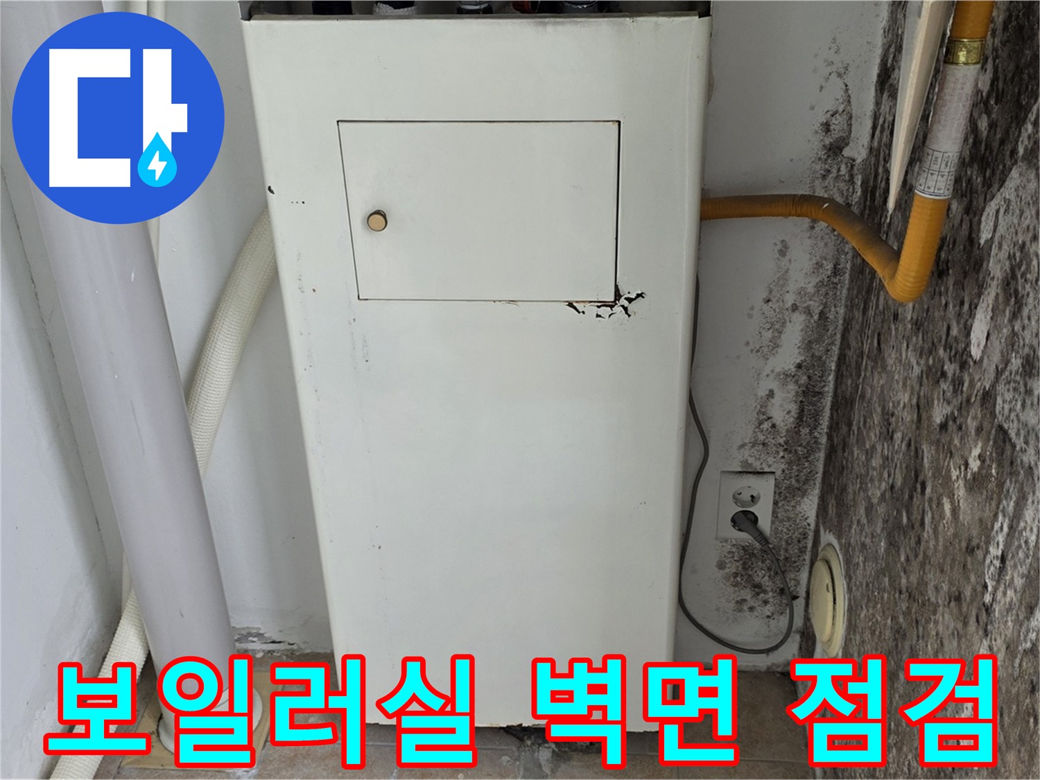 길음1동 숭인동 - 곰팡이 핀 보일러실 벽면 점검 - 누수 전문가의 꼼꼼한 진단