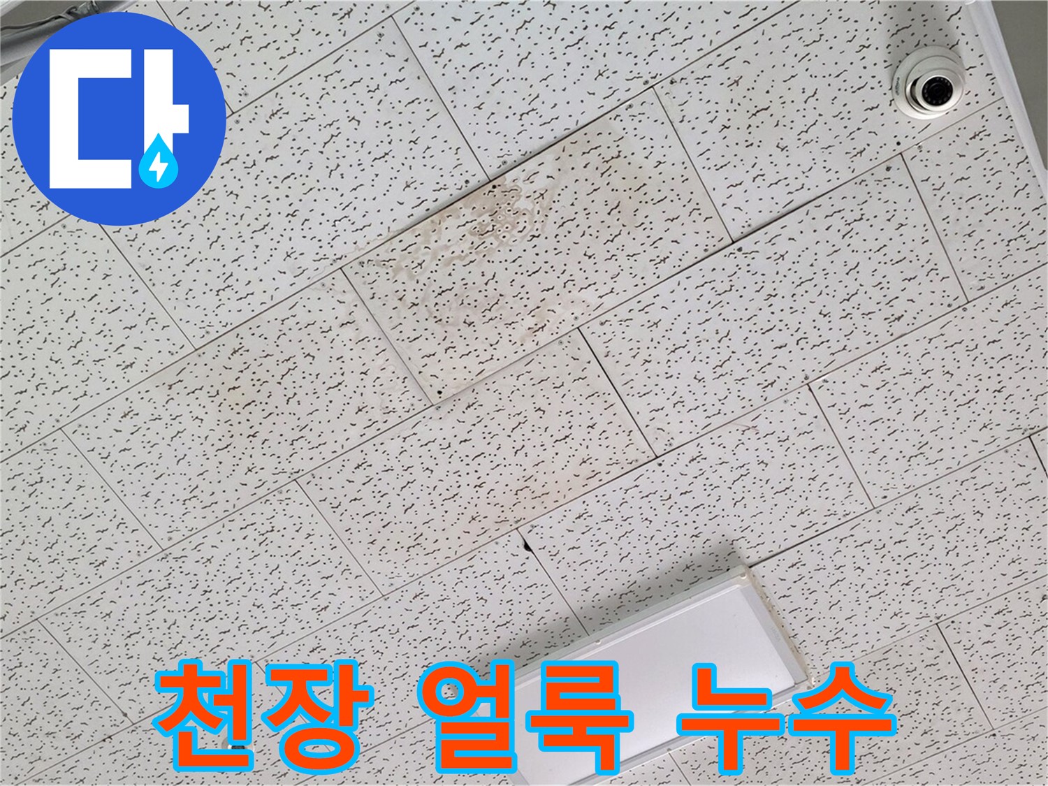 김포 장기동 누수 - 석고보드 천장 얼룩으로 초기 누수 발견