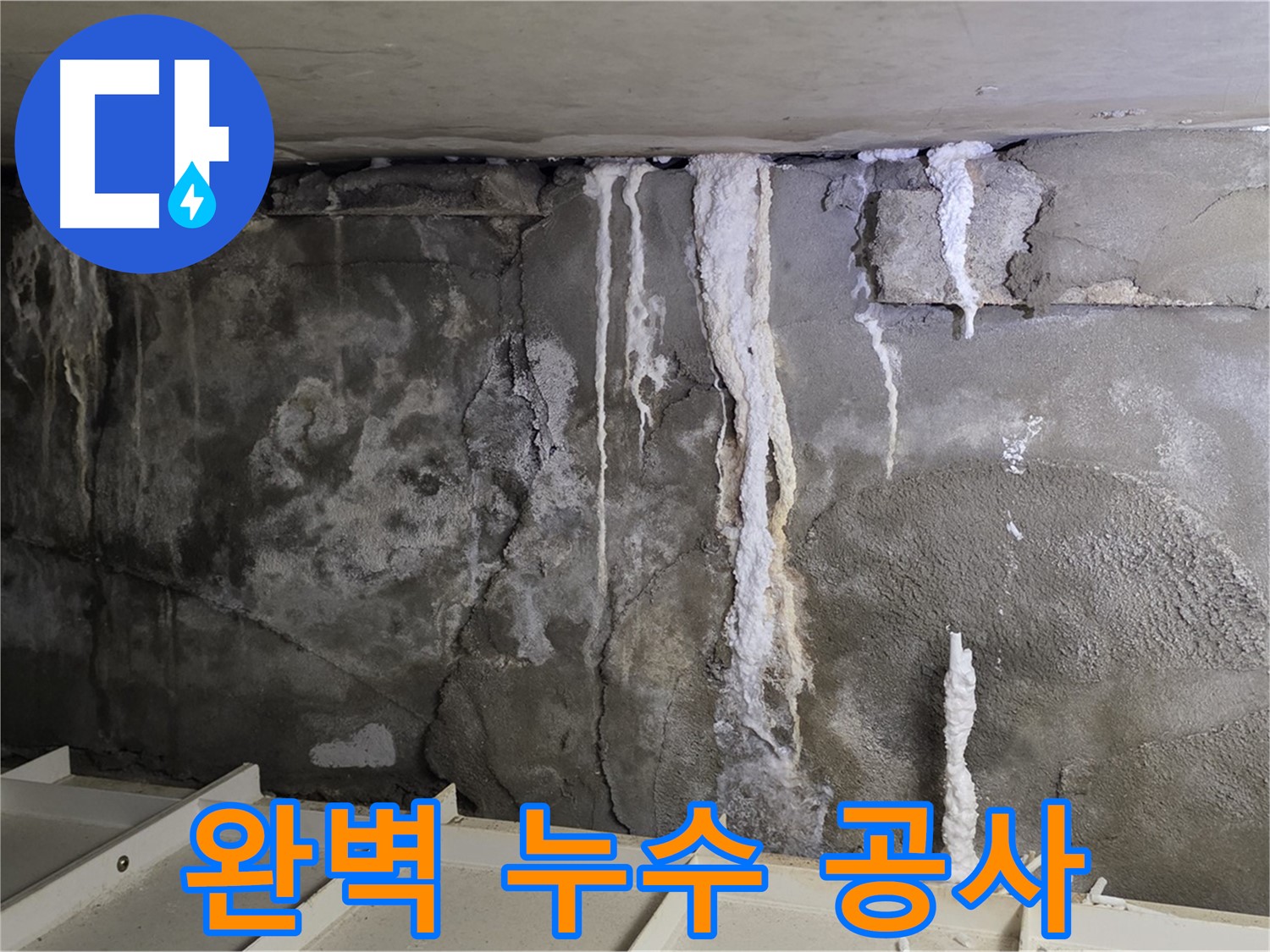 분당 운중동 건물 누수 - 주차장 누수 - 완벽 공사 약속