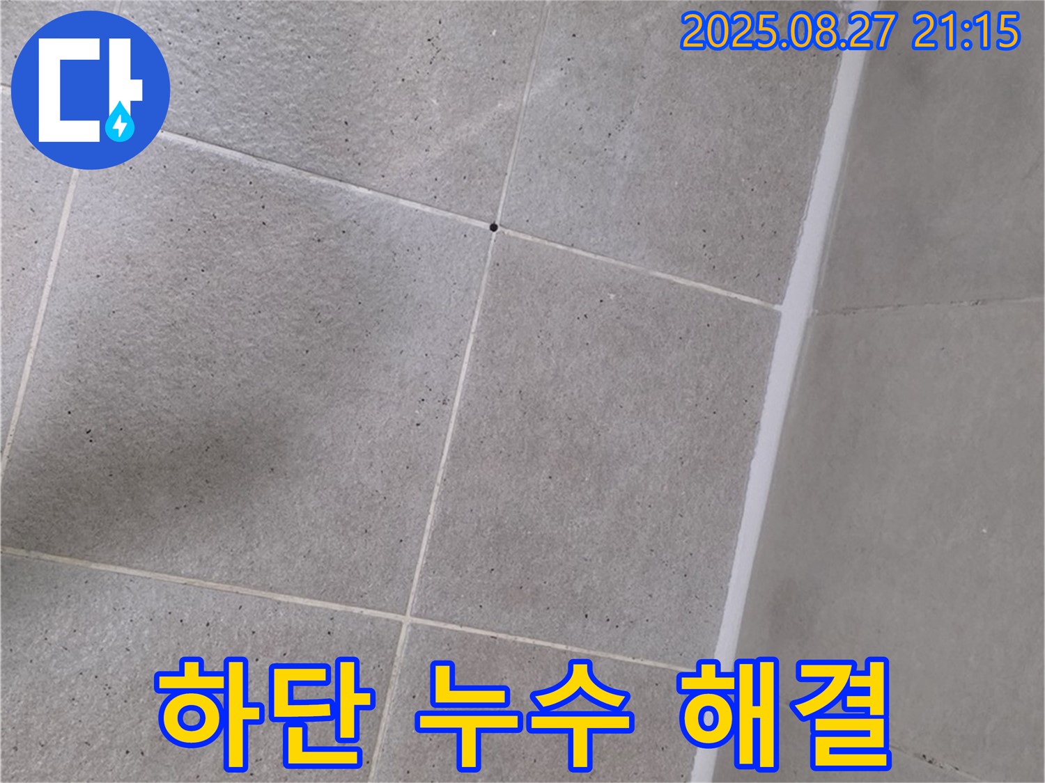 샤워부스 하단 누수 - 곰팡이 제거 후 실리콘 재시공으로 완벽하게 해결!