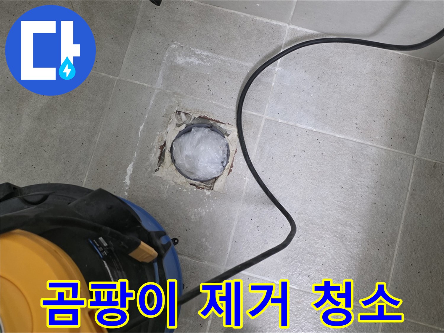 운중동 산운마을 욕실 배수구 - 곰팡이를 깨끗하게 제거하고 청결하게 관리합니다.