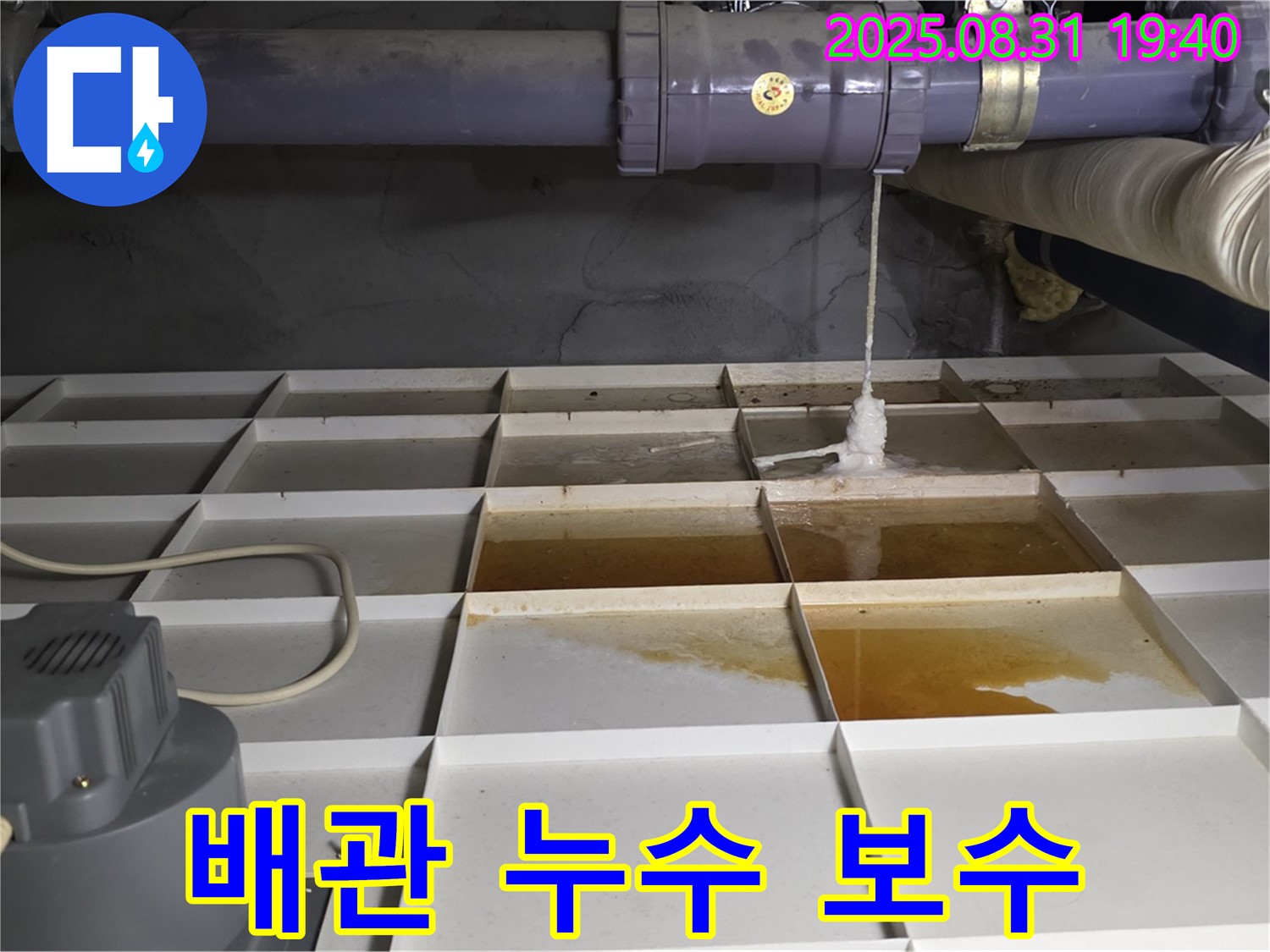 노후 배관 누수 보수 작업 - 분당 산운로 누수 문제, 완벽하게 해결해 드립니다.