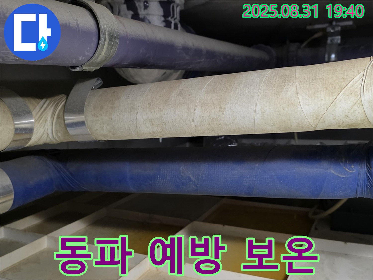 분당 정자동 누수 - 겨울철 동파 예방, 꼼꼼한 보온 시공으로 안심하세요.