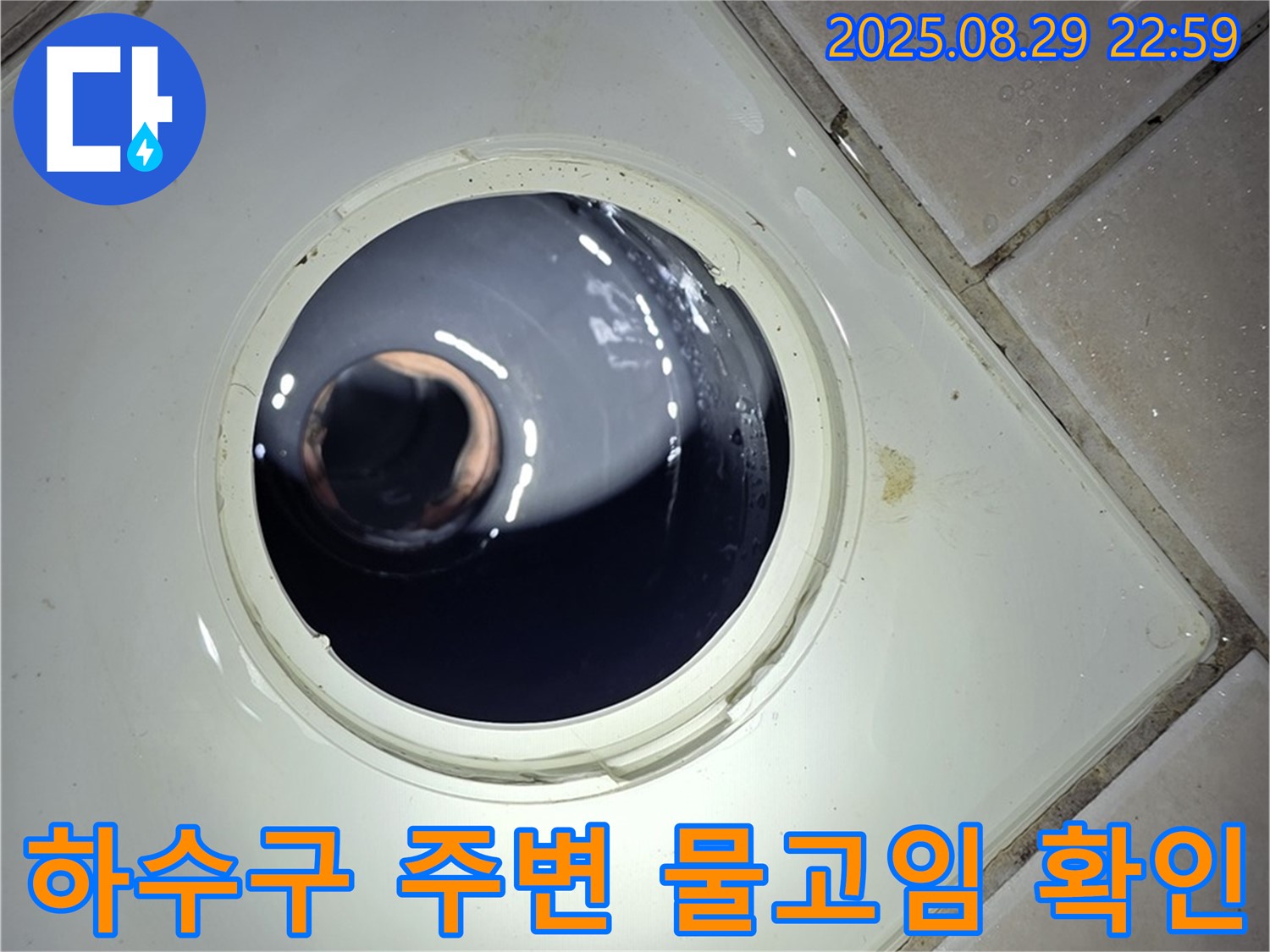 양주 백석 서광아파트 욕실 누수 - 하수구 주변의 물고임 현상은 누수의 신호일 수 있습니다.