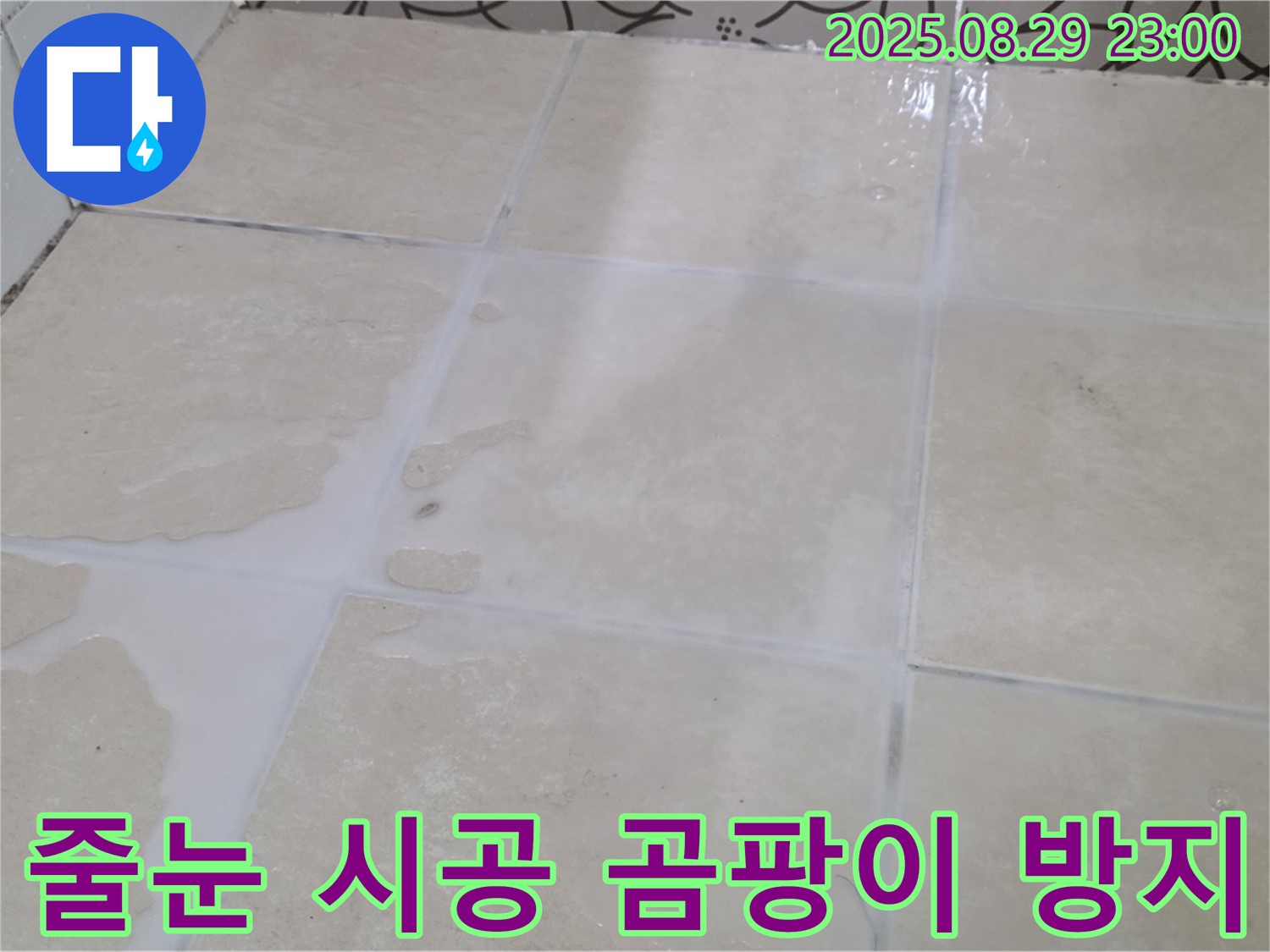 양주시 백석읍 서광아파트 욕실 - 줄눈 시공으로 곰팡이 걱정 해결