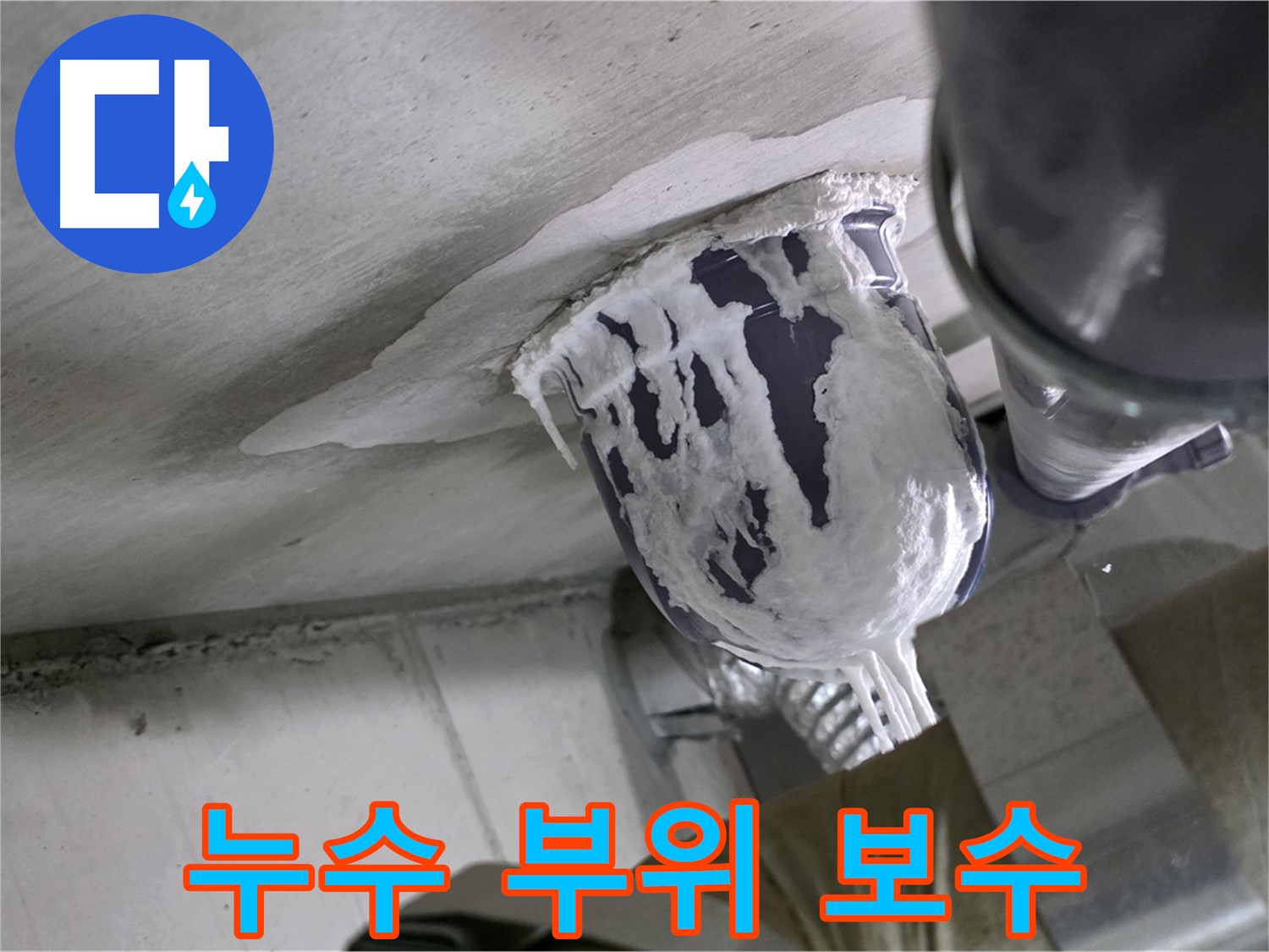 분당 운중동 산운마을 - 누수 부위를 꼼꼼하게 보수하여 재발 방지