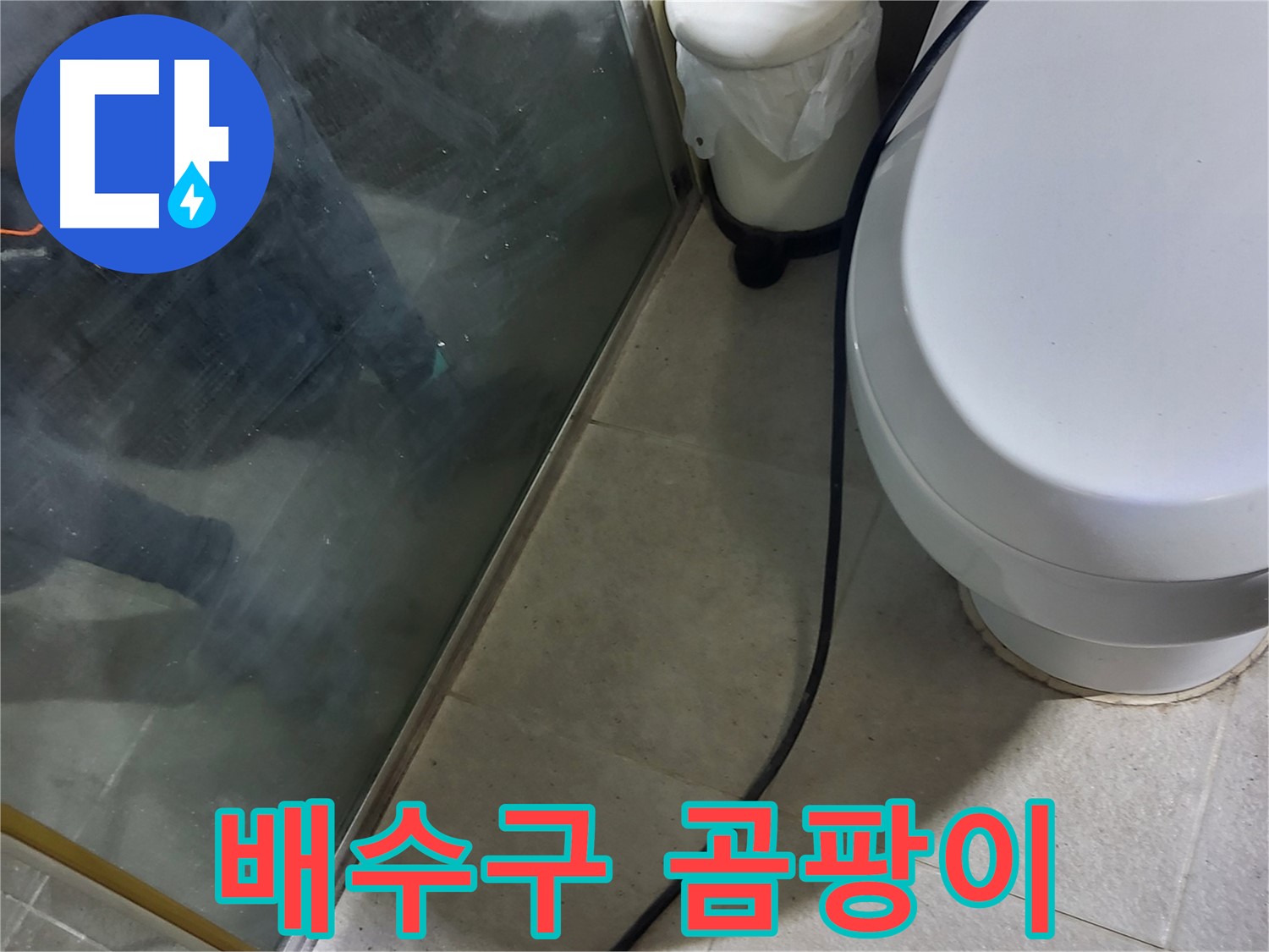 분당 운중동 싱크대 누수 - 배수구 주변 곰팡이 발생