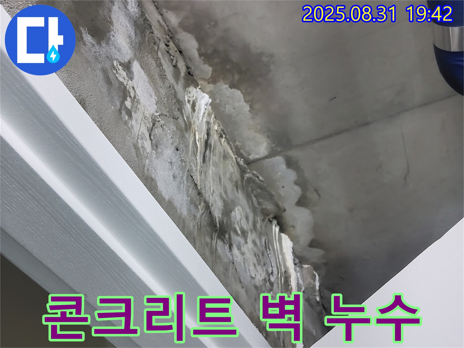 분당 운중동 콘크리트 벽 누수 - 최첨단 장비로 숨은 누수까지 탐지