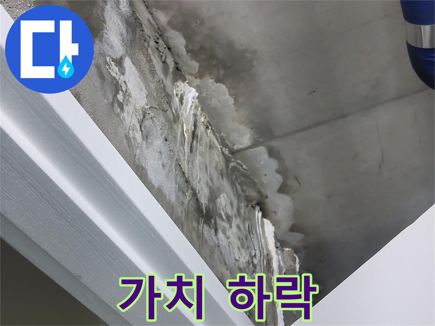 분당 운중동 - 콘크리트 천장 누수 - 건물 가치 하락 - 완벽 복구