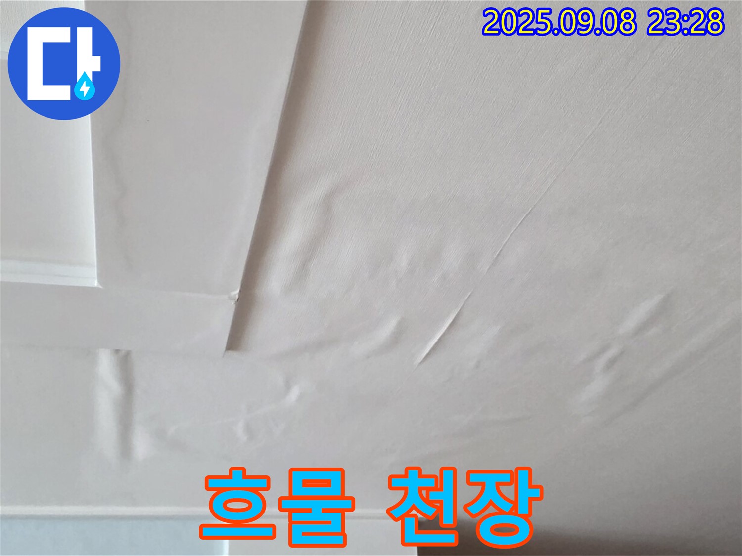 포천 일동 천장 - 젖은 습자지 - 누수 심각 - 긴급 점검