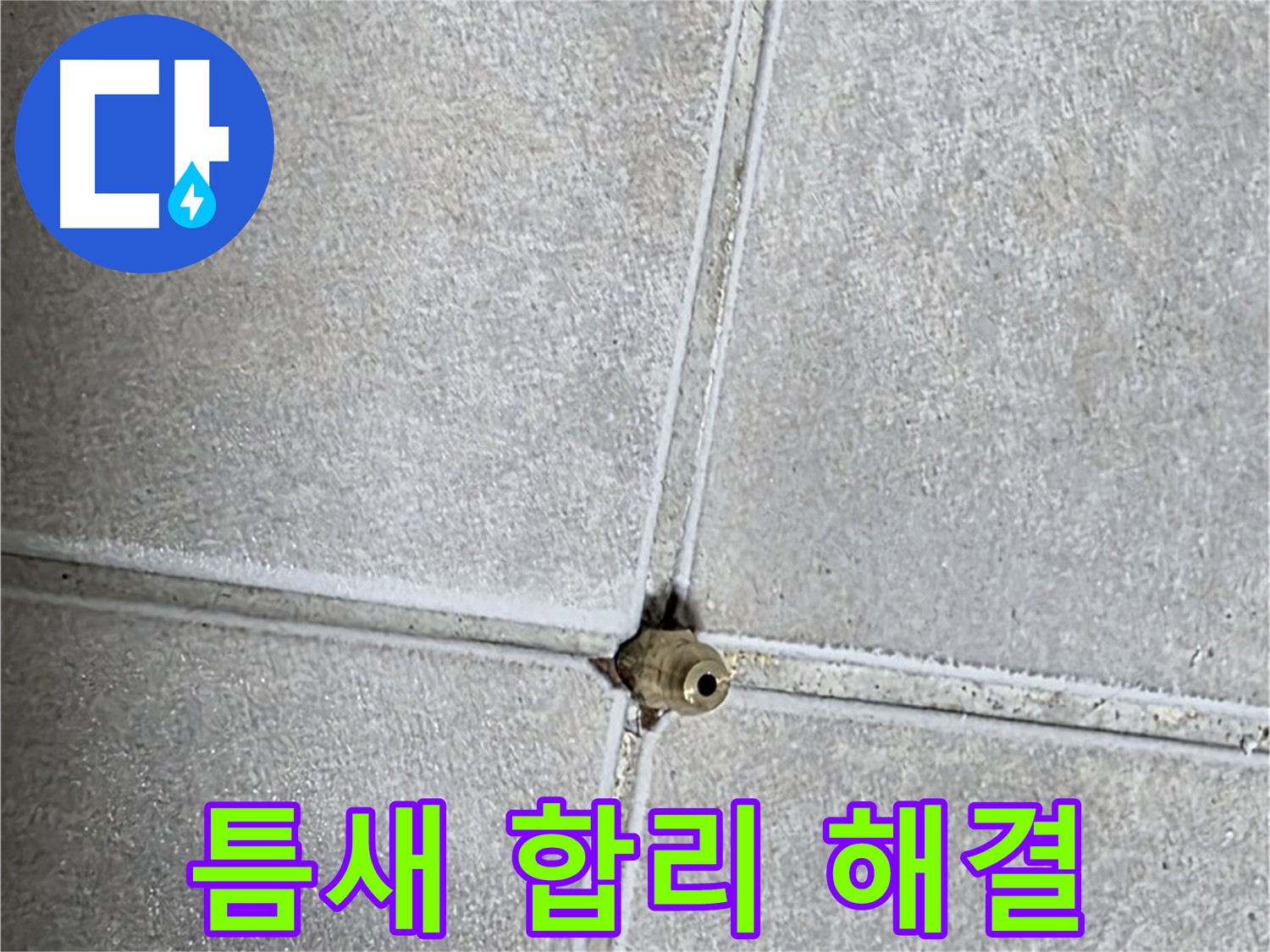 양주 옥정동 율정마을 아파트 누수 - 타일 틈새 누수, 합리적인 비용으로 완벽하게 해결해 드립니다!