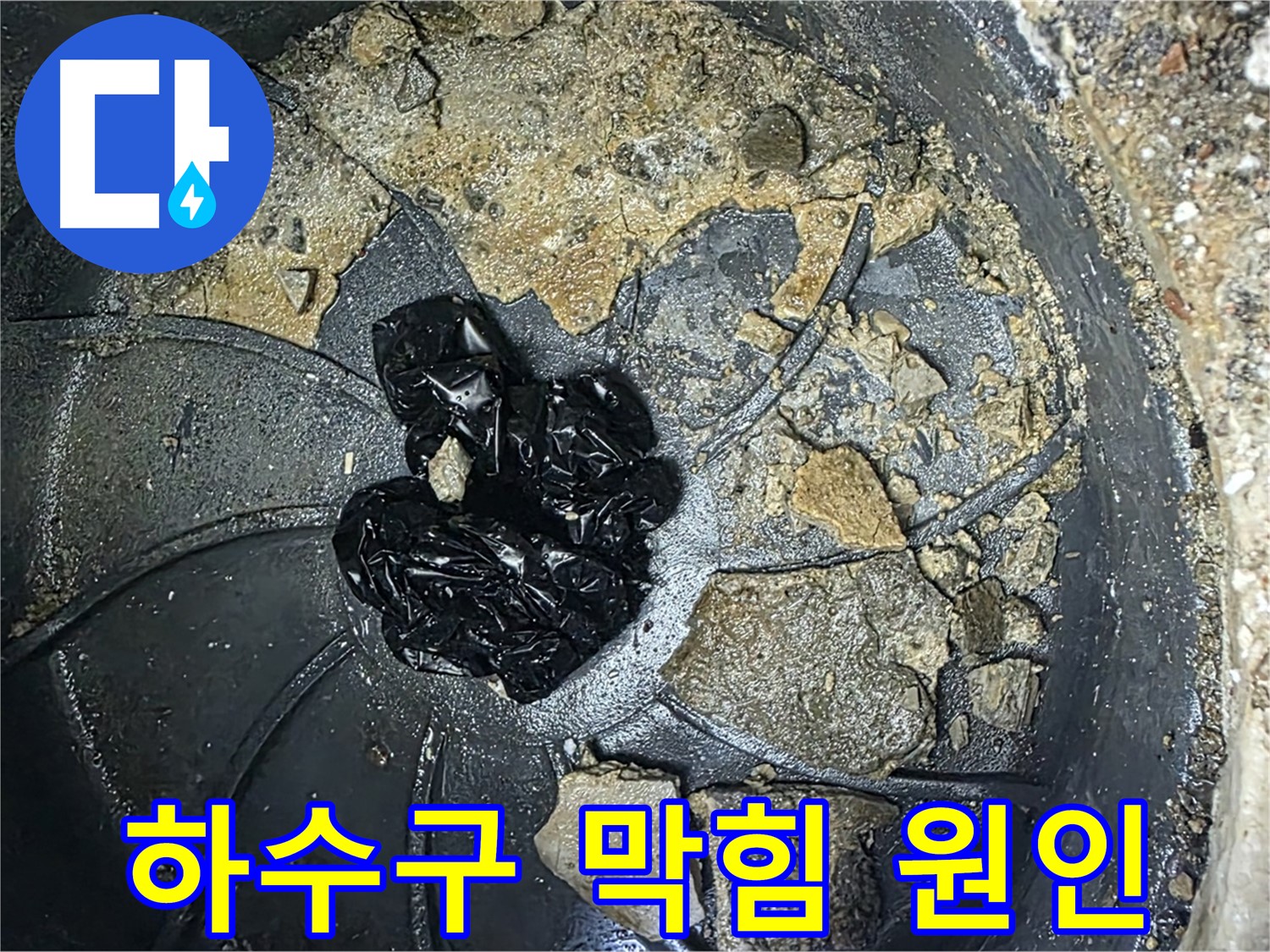 옥정 율정마을 아파트 - 욕실 하수구 누수의 주범, 곰팡이와 찌꺼기 덩어리!