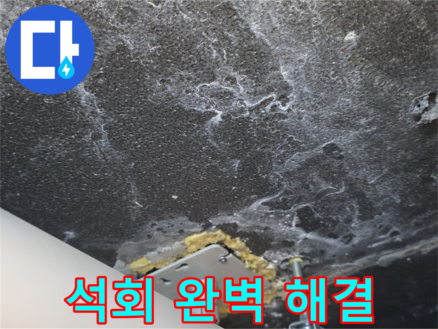 동패동 아파트 누수 - 천장 누수 석회 문제 완벽 해결 완료 사진
