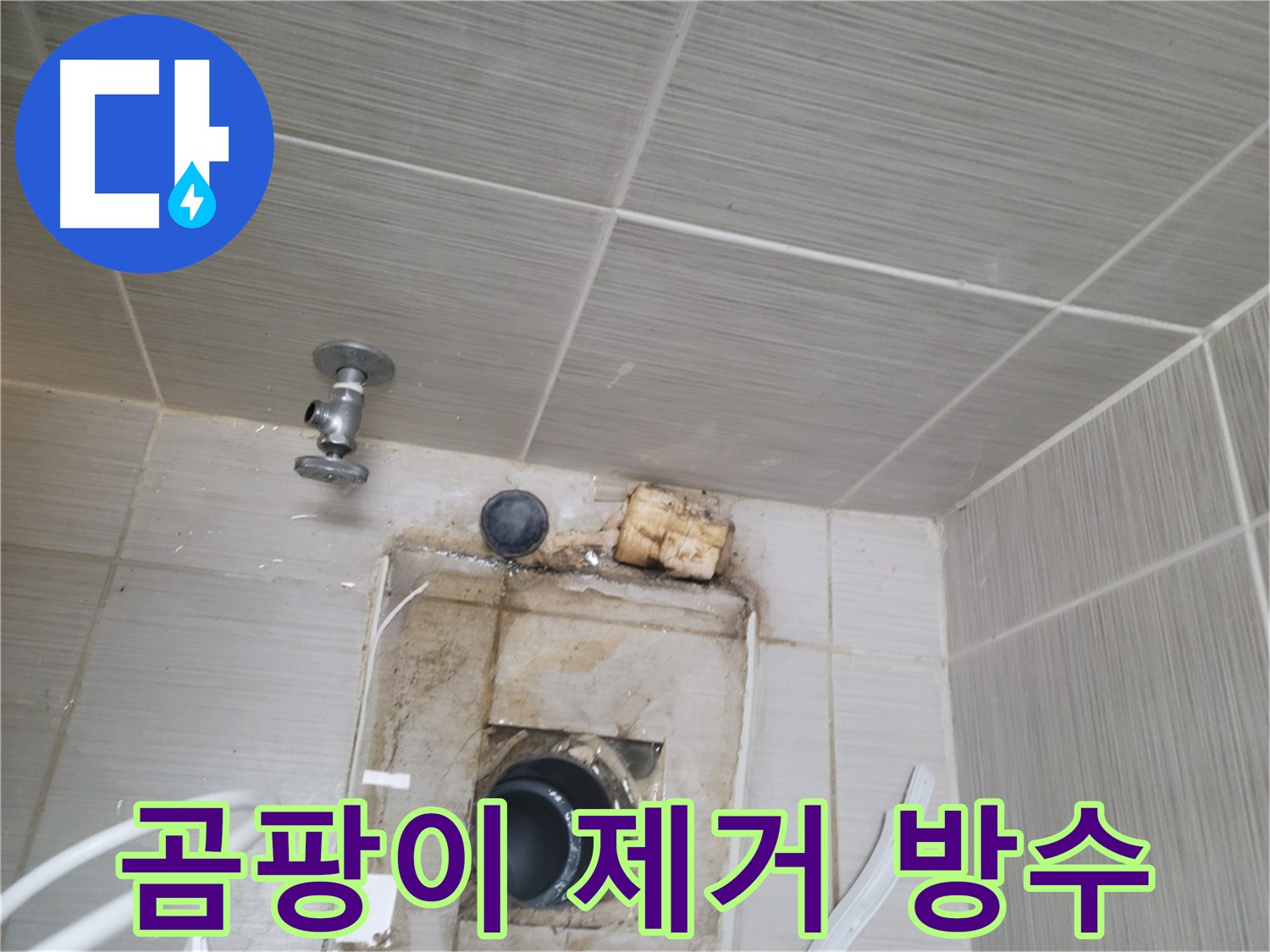 동두천 신창비바패밀리-2단지 환풍구 주변 곰팡이 제거 및 방수 공사