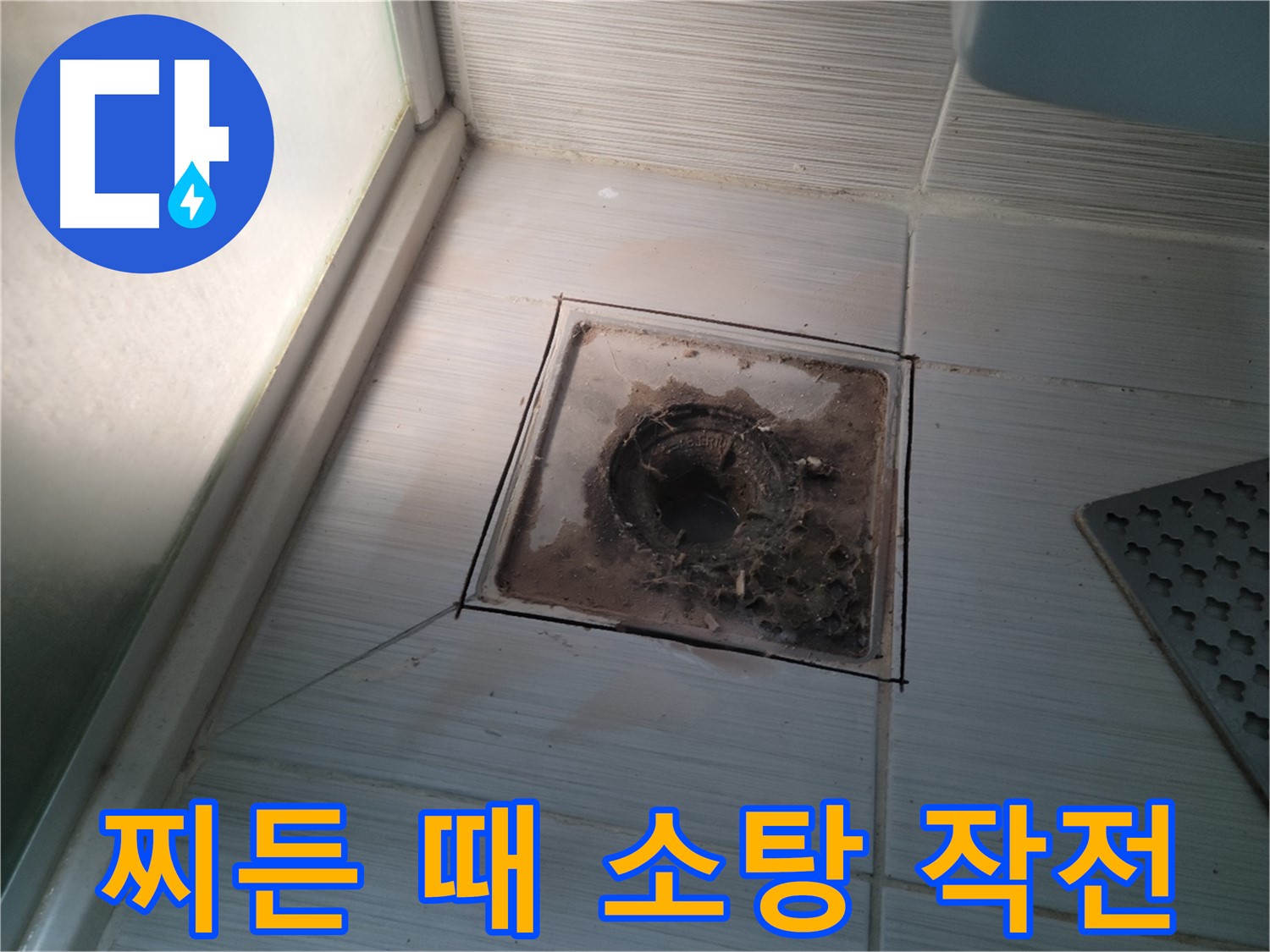 신창비바패밀리 욕실 배수구 - 찌든 때 완전 소탕 작전 개시!