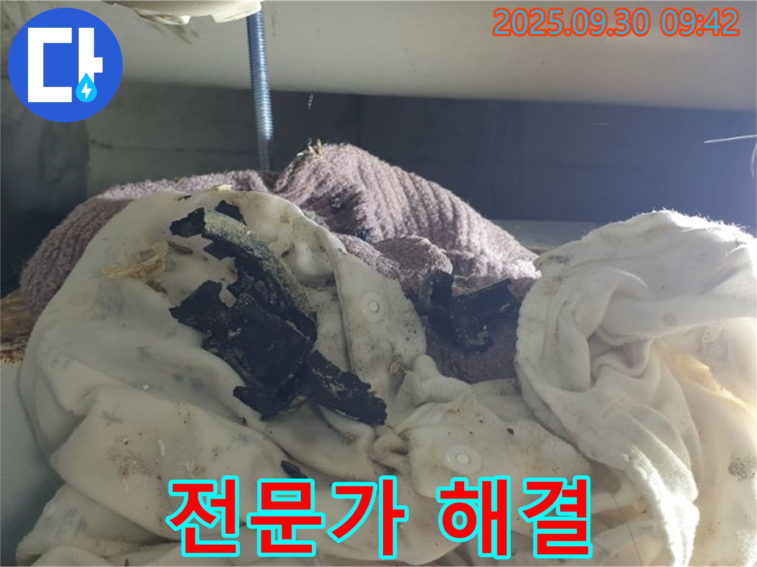 누수 문제 해결 전문가 - 숙련된 기술과 풍부한 경험을 가진 누수 전문가의 모습