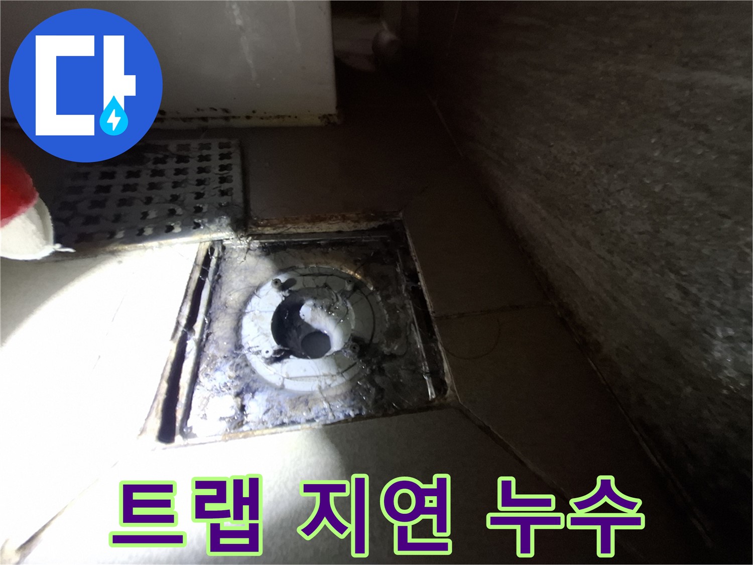 분당 봇들마을 욕실 트랩 불량 - 누수 가능성 점검, 배수 지연과 함께 확인