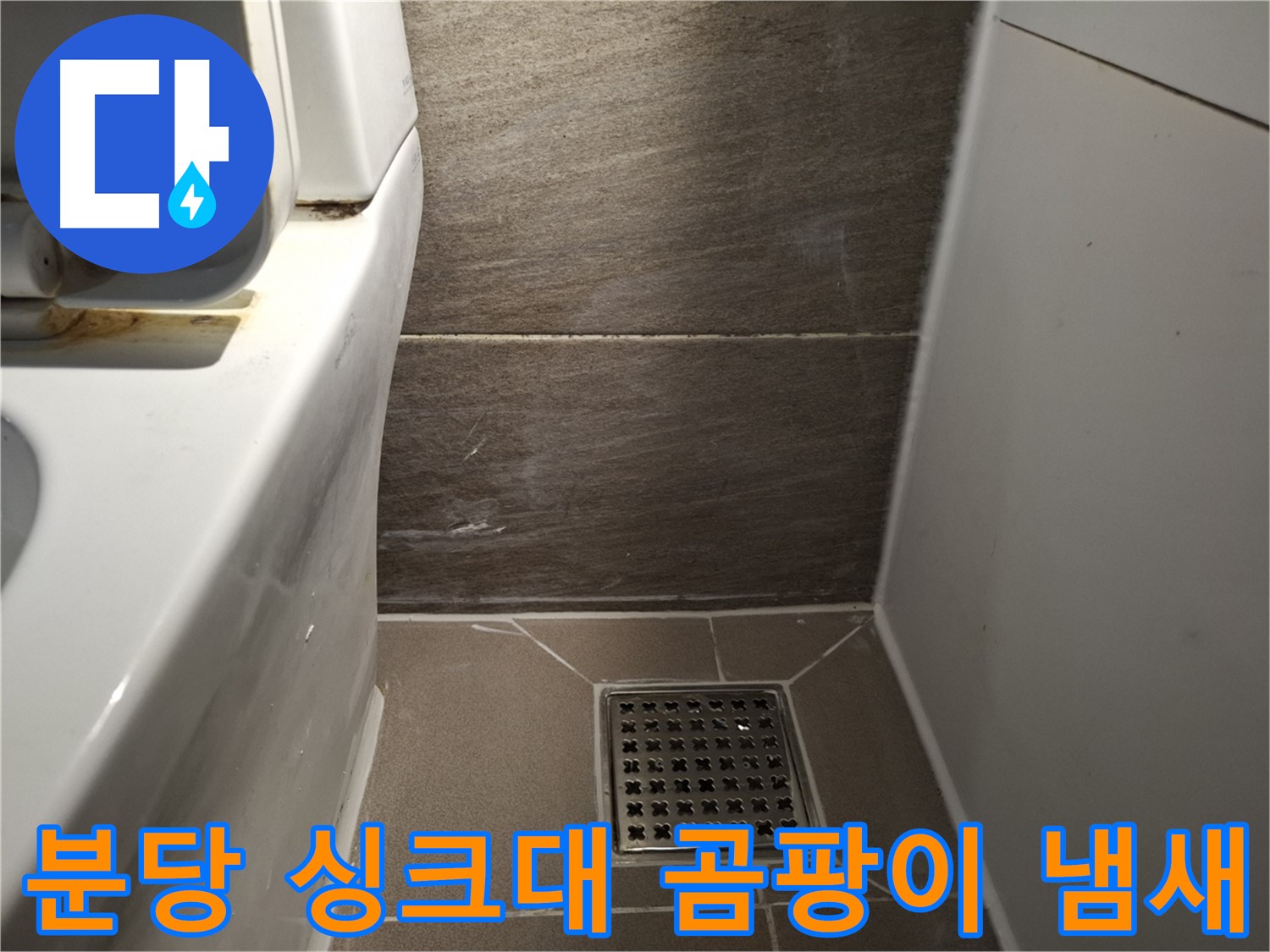 분당 싱크대 하부장 곰팡이 냄새 - 누수 의심