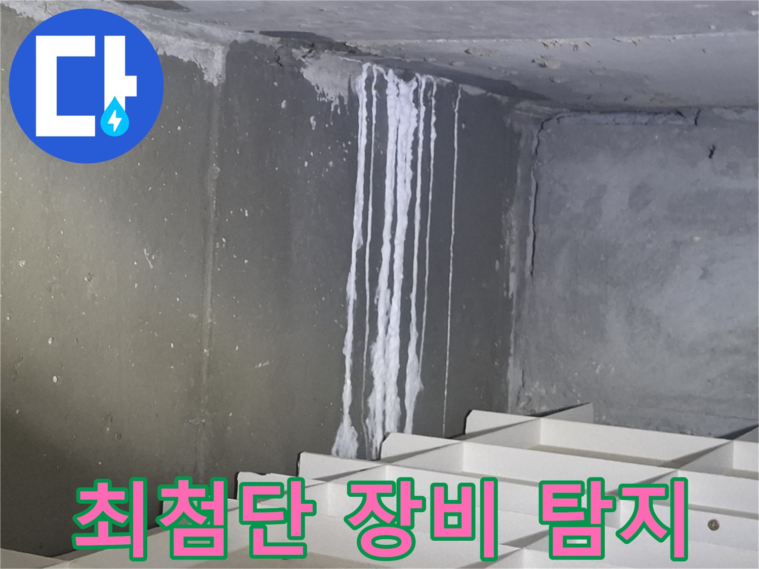판교 봇들마을2단지 아파트 - 지하 누수, 최첨단 장비로 정확하게 탐지!