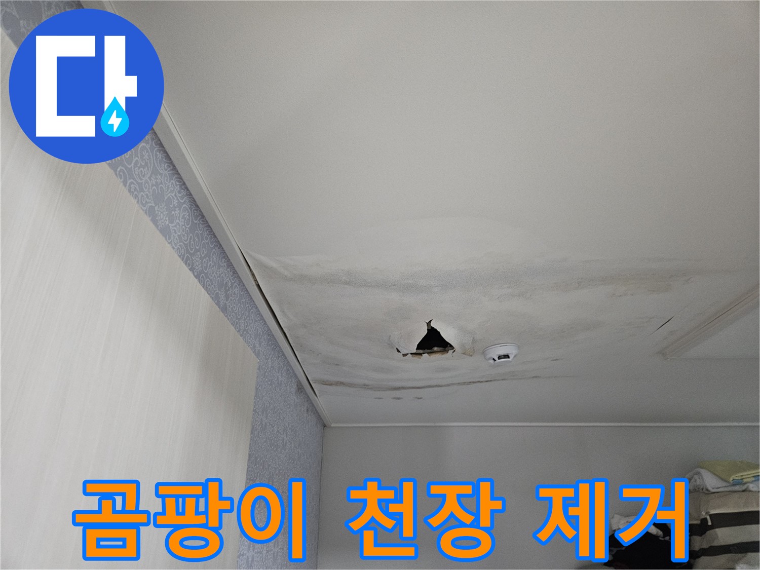 천호동 누수 - 곰팡이 천장, 건강을 위협, 완벽 제거