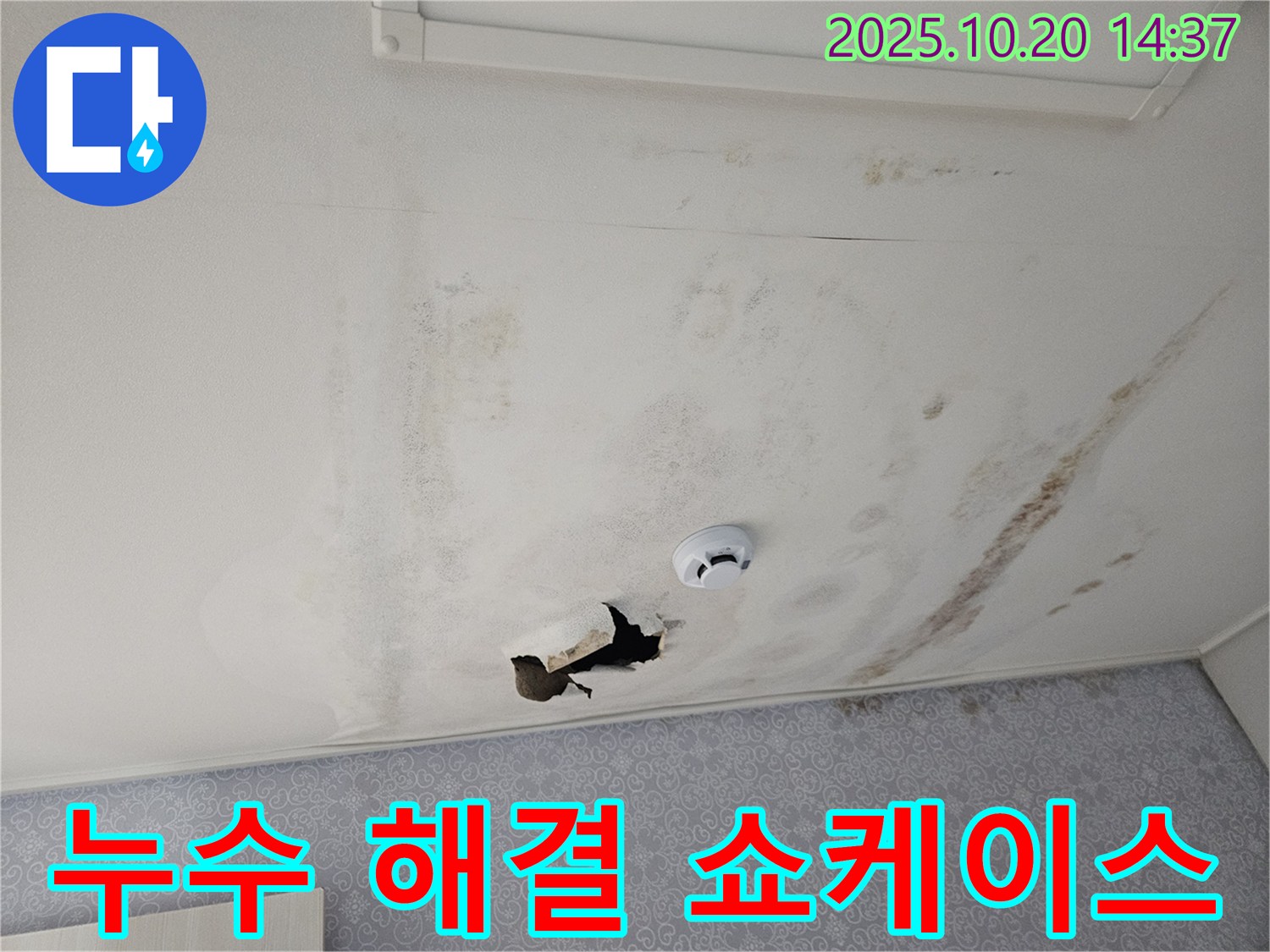 천호동 아파트 누수 - 깨끗하게 복구된 천장, 누수 해결 쇼케이스