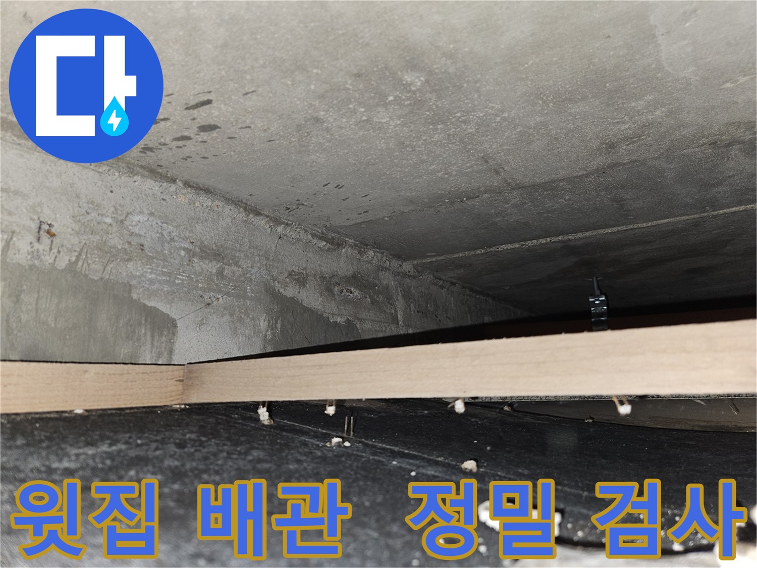 천호동 아파트 누수 - 윗집 배관 문제 의심 - 정밀 검사