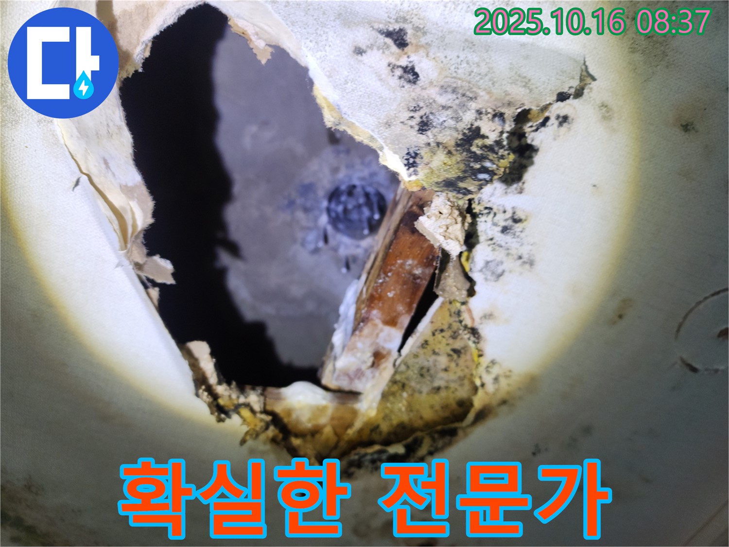 양주시 남면 경신리 주택 - 곰팡이 천장, 누수 확실한 전문가에게 맡기세요!