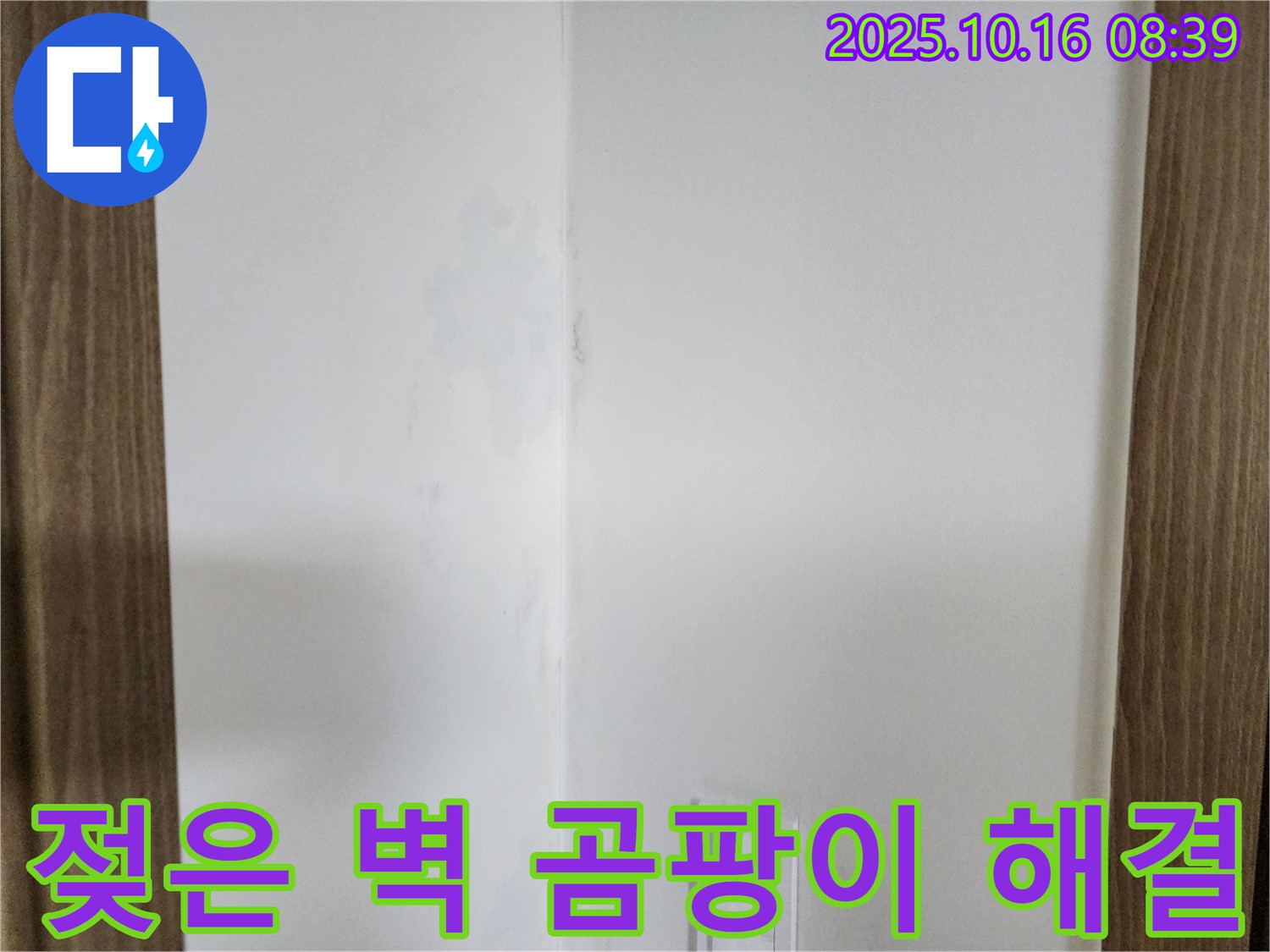 양주시 남면 주택 - 젖은 벽과 곰팡이 문제에 대한 완벽한 누수 해결 솔루션을 제공하는 이미지