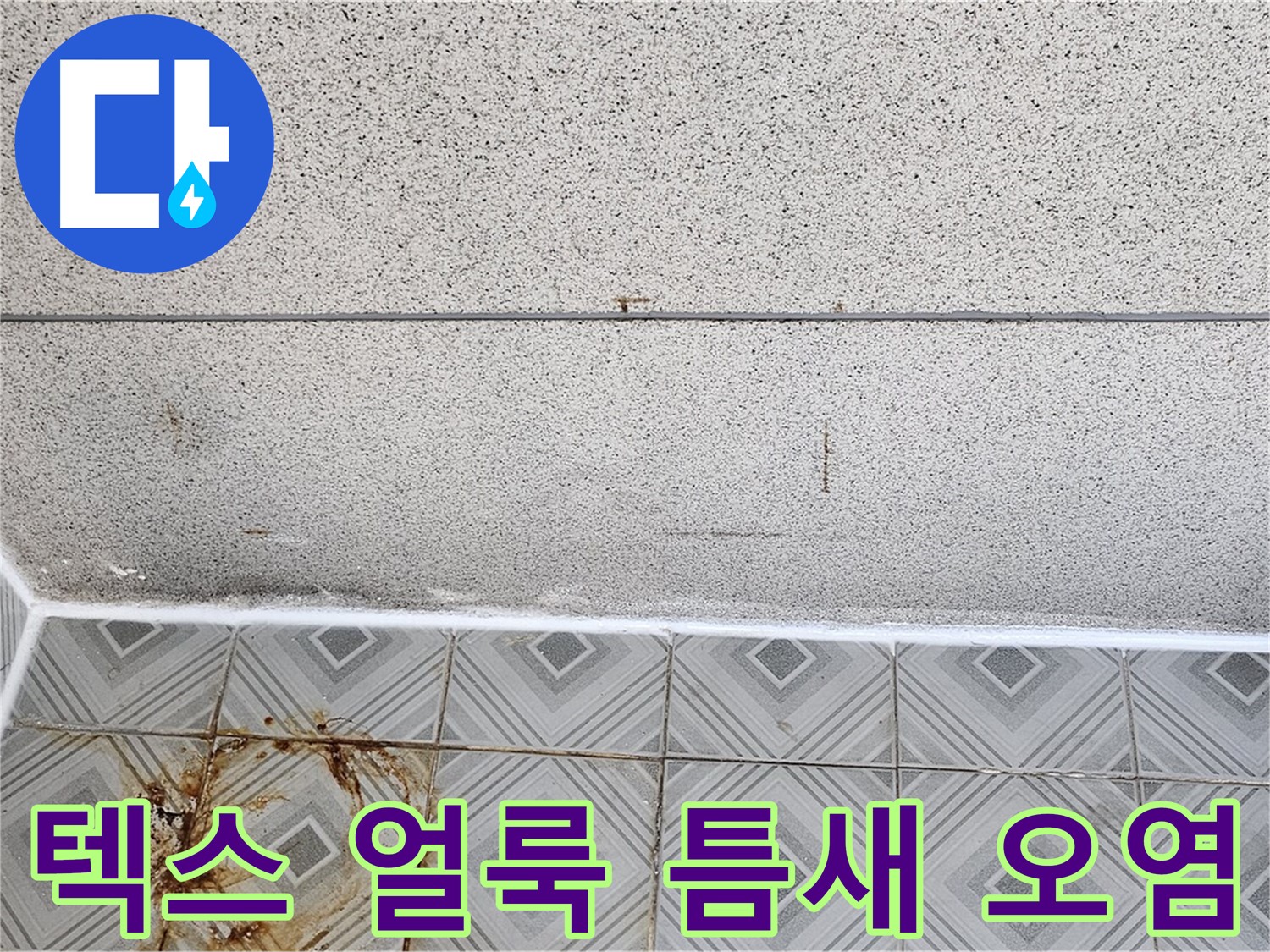 양천구 텍스 얼룩 - 타일 틈새 오염 - 누수의 신호탄