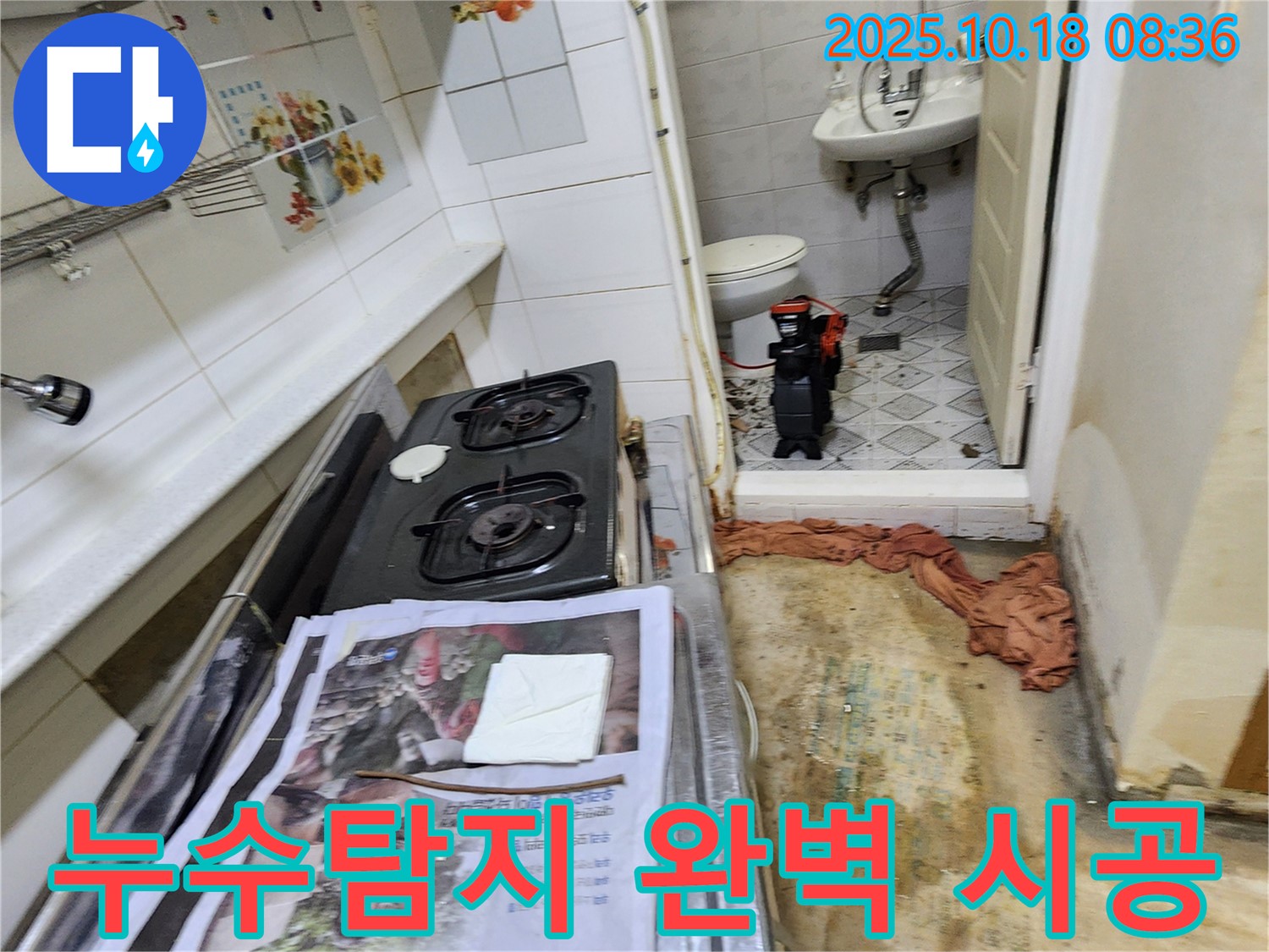 양주시 장흥면 울대리 주택 누수탐지 - 전문 업체의 완벽한 시공 과정