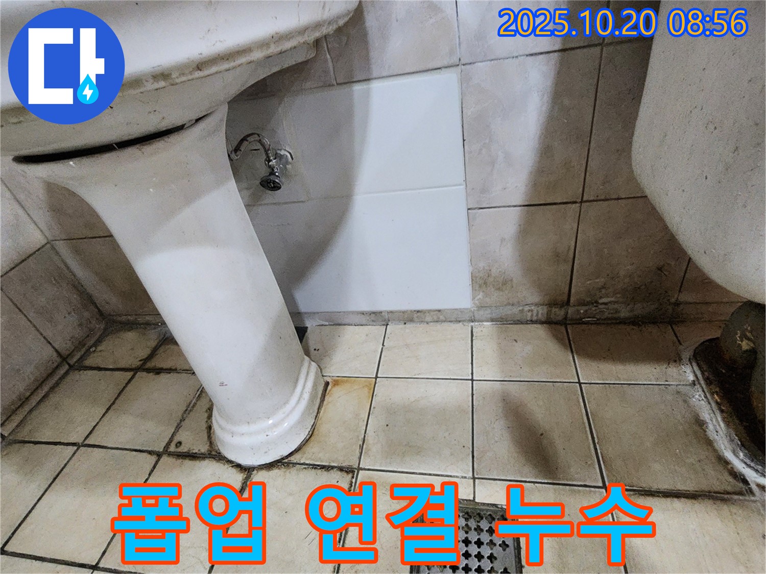 양주시 장흥면 석현리 - 세면대 자동 폽업 연결 부위 누수 문제 해결 과정 - 꼼꼼한 작업 진행