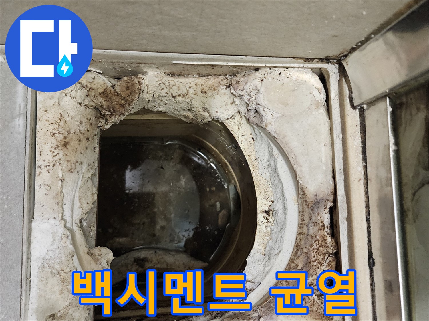 금호동2가 신금호파크자이 욕실 유가 주변 백시멘트 균열 - 꼼꼼한 보수 필요