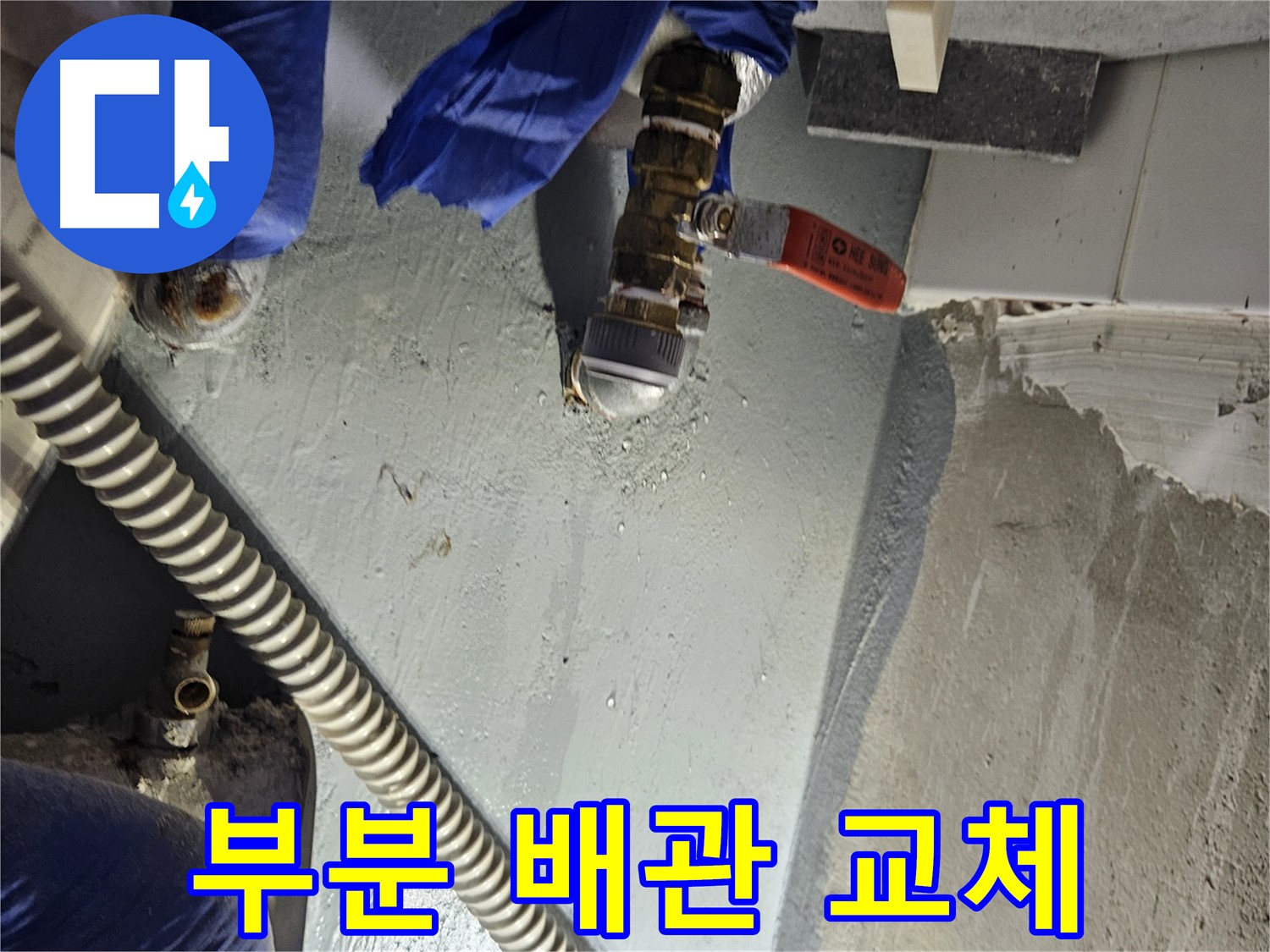 양평 용문 어수리 누수 - 누수 탐지 후 부분 배관 교체 최소 비용 해결