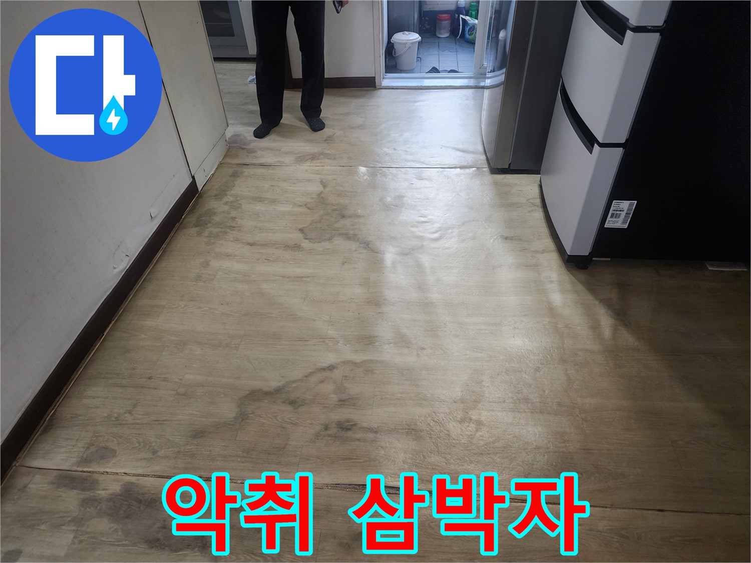 권선구 아파트 누수 - 장판 밑 물, 곰팡이, 악취 삼박자 - 긴급 점검과 해결 필요