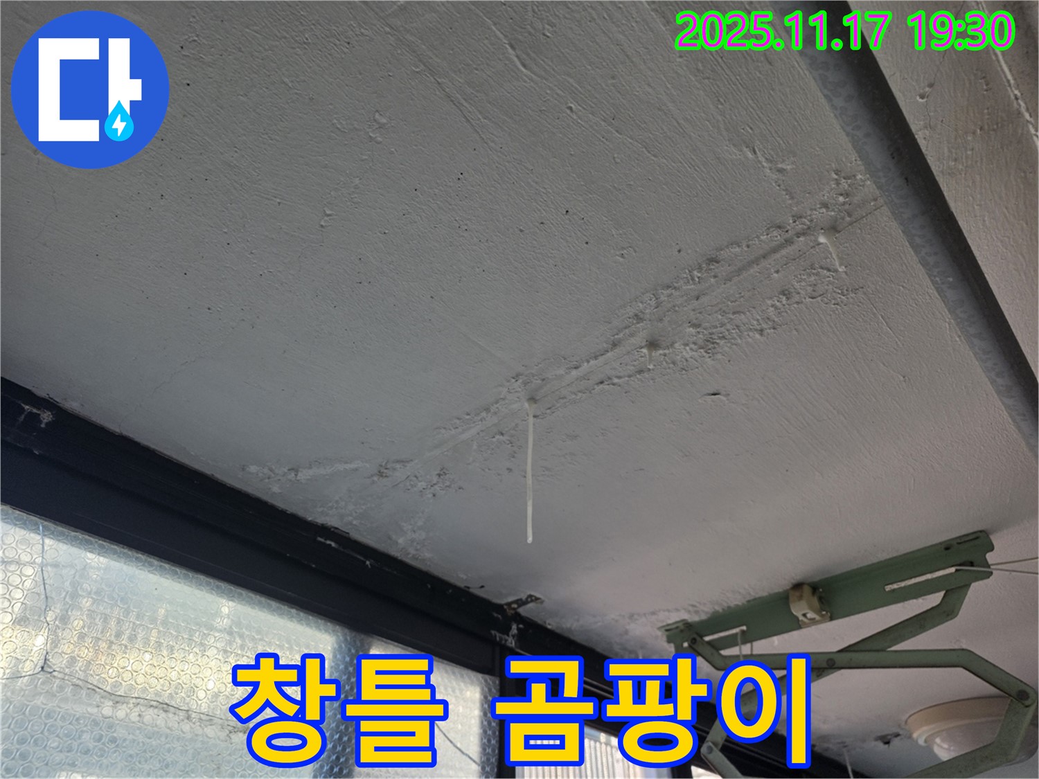 불광동 샤인쉐르빌 - 창틀 주변 곰팡이 발생과 누수 연관성 확인