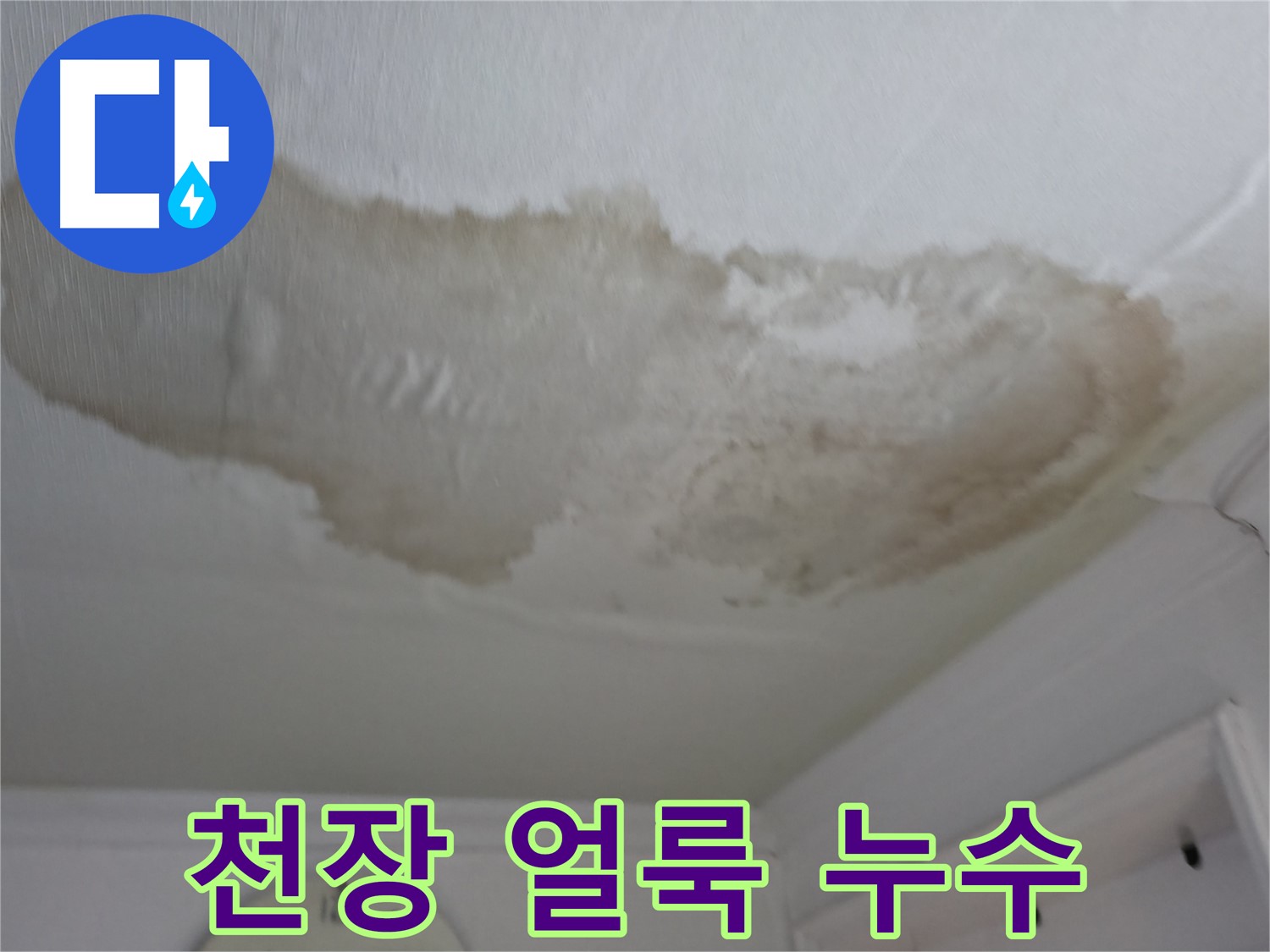 영등포구 대림동 현대아파트 천장 얼룩 - 누수 흔적