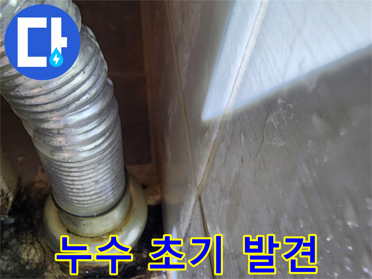 싱크대 누수 초기 발견 - 간단하게 해결하세요 - 보정동 누수 전문가.