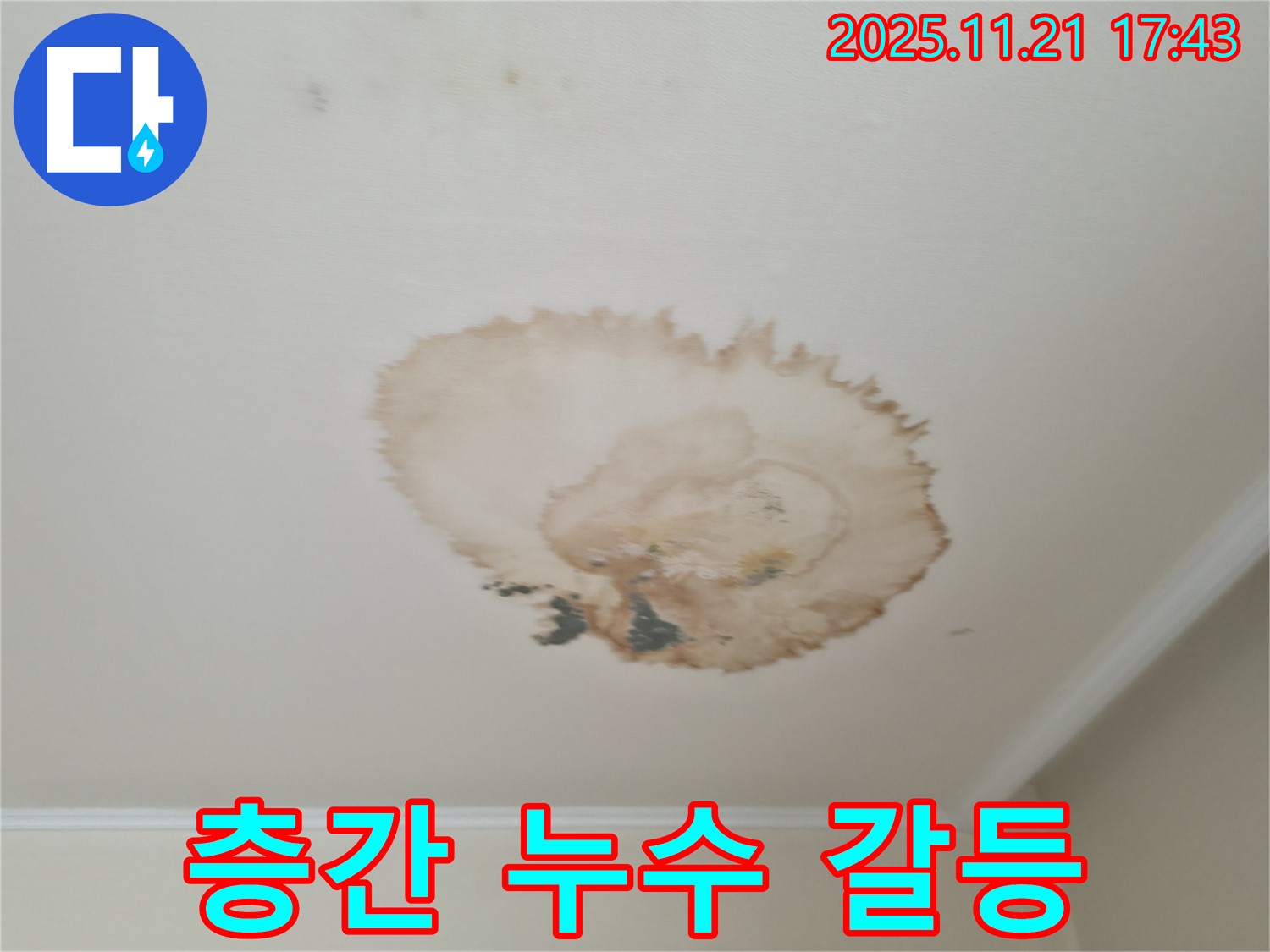 아파트 누수 - 층간 갈등 - 전문가 중재