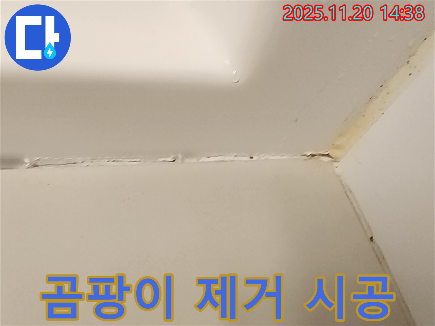 욕조 실리콘 누수 - 곰팡이까지 싹! - 포천시 가산면 마산리