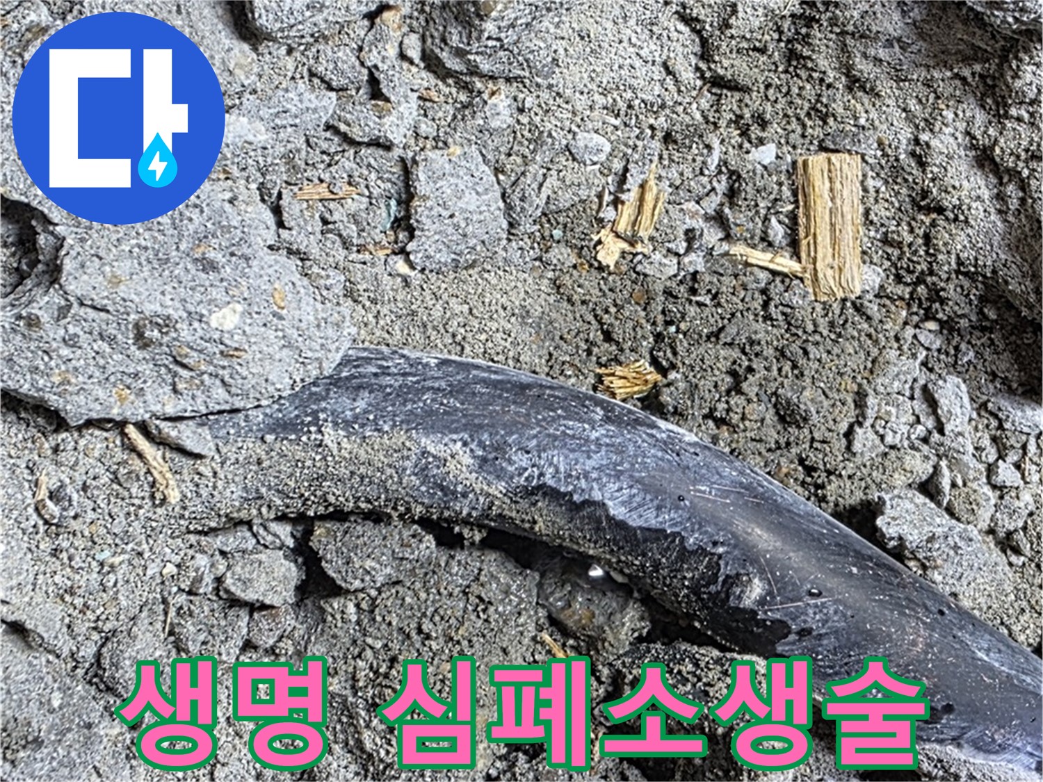 마포구 누수 현장 - 콘크리트 속 낡은 배관의 멈춰버린 생명을 살리기 위해 누수 심폐소생술을 실시합니다.